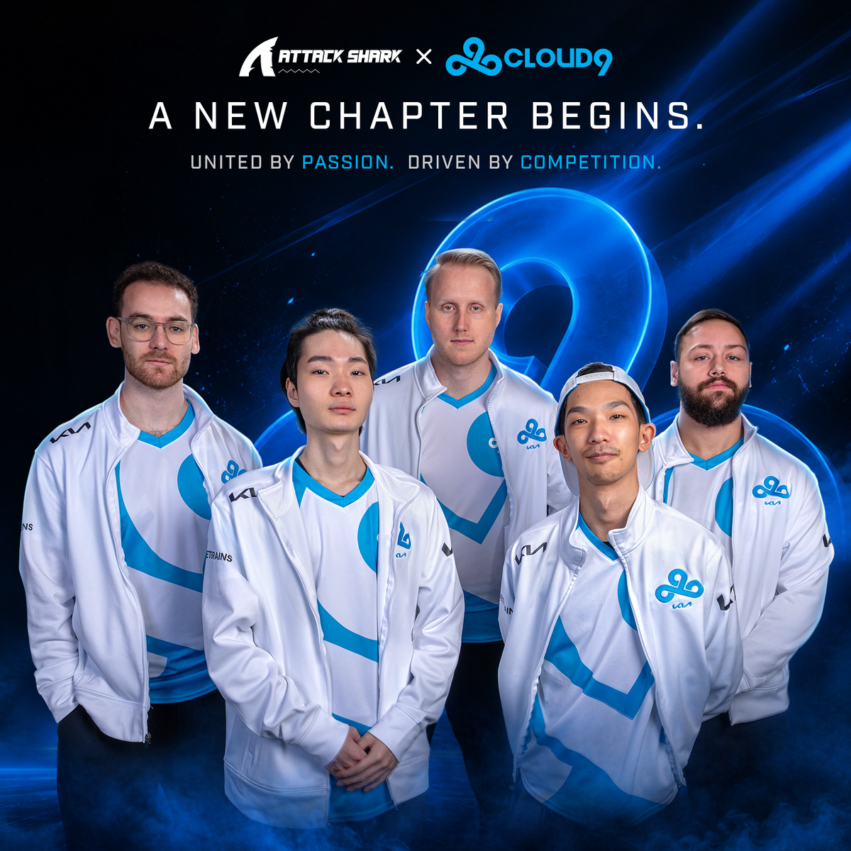 Parceria entre ATTACK SHARK e Cloud9