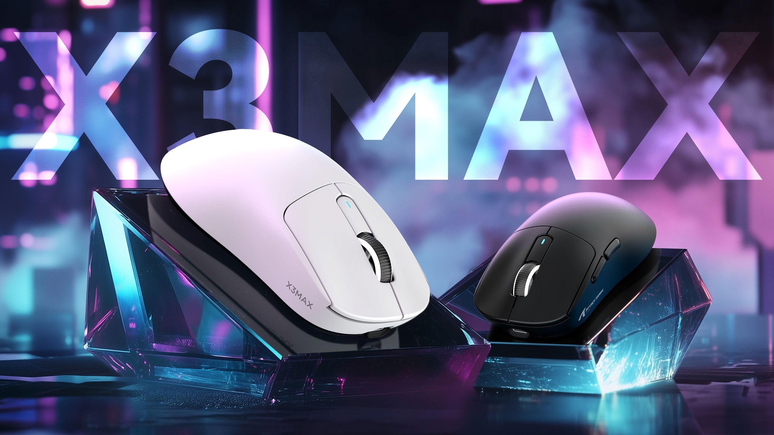 ATTACK SHARK X3MAX Mouse Gamer Sem Fio PAW3950