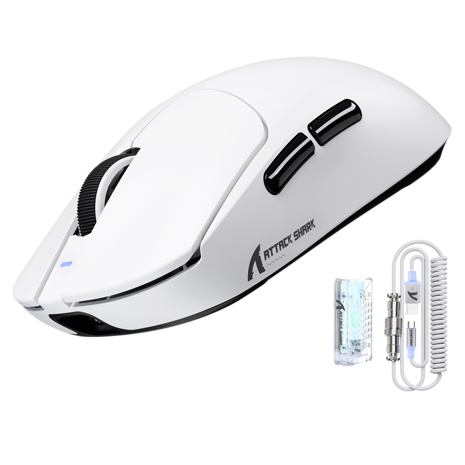 Mouse Gamer Sem Fio ATTACK SHARK X8 Ultra 8KHz Com Cabo C06 Ultra