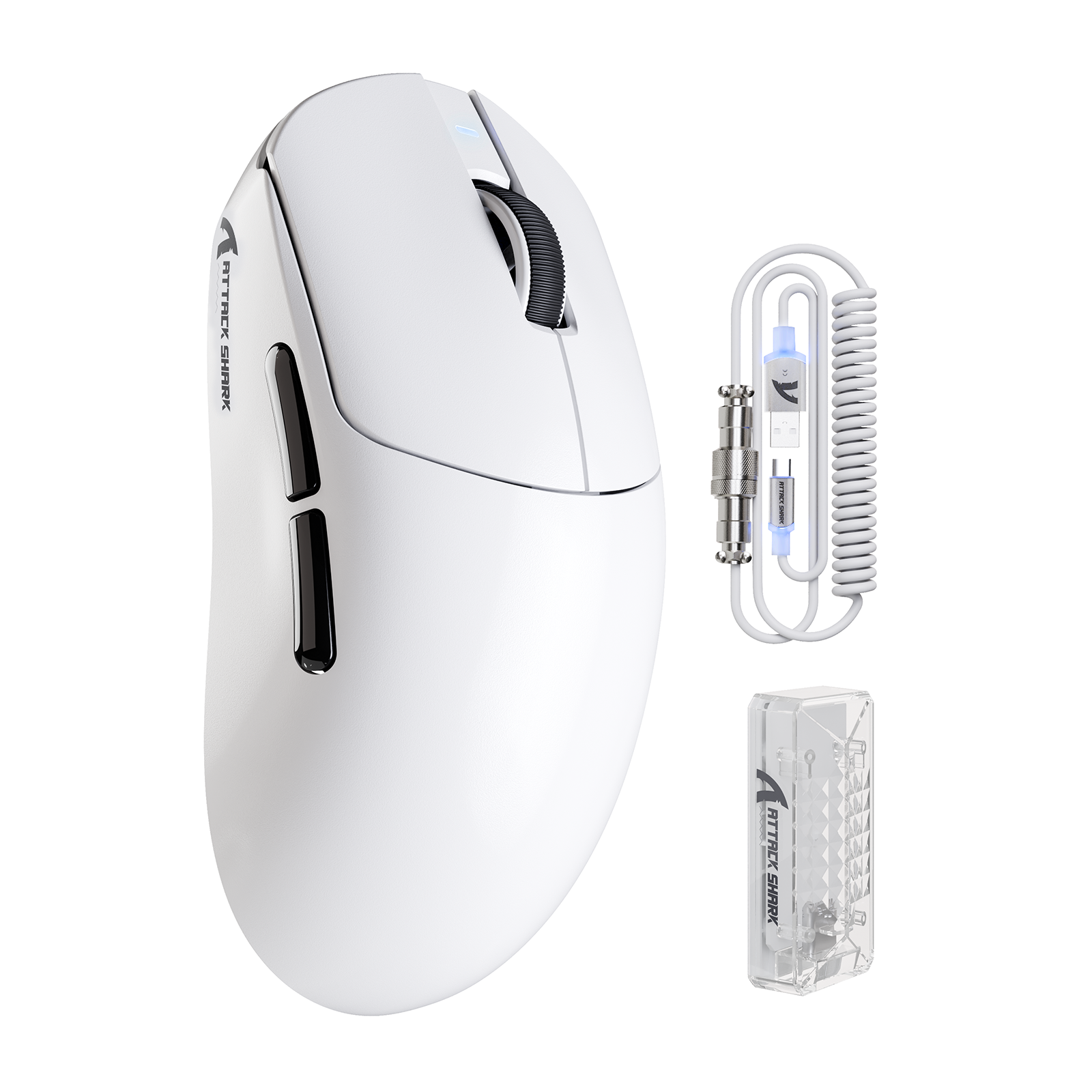 Mouse Gamer Sem Fio ATTACK SHARK X8PRO Ultra-Leve e Cabo C06ULTRA