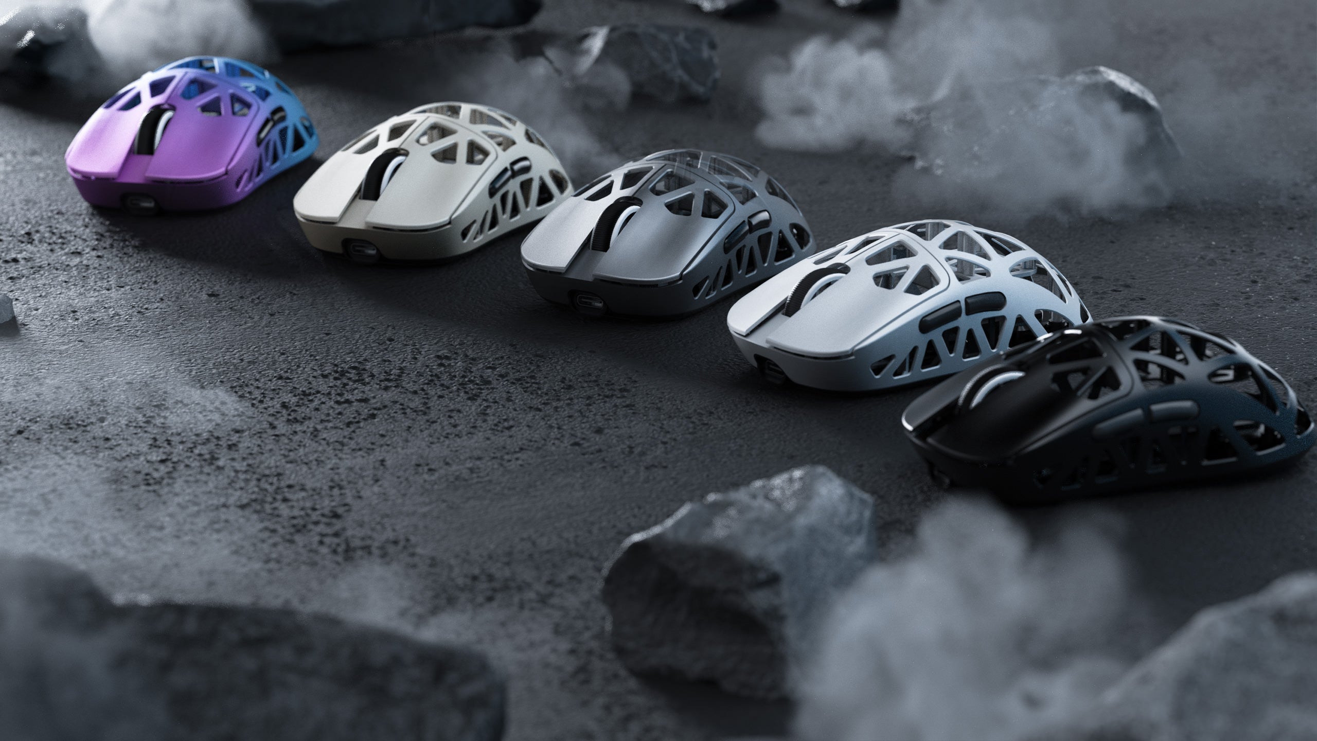 ATTACK SHARK R2 Mouse Gamer de Liga de Magnésio PAW3950 8K (Não Inclui a Base de Carregamento)