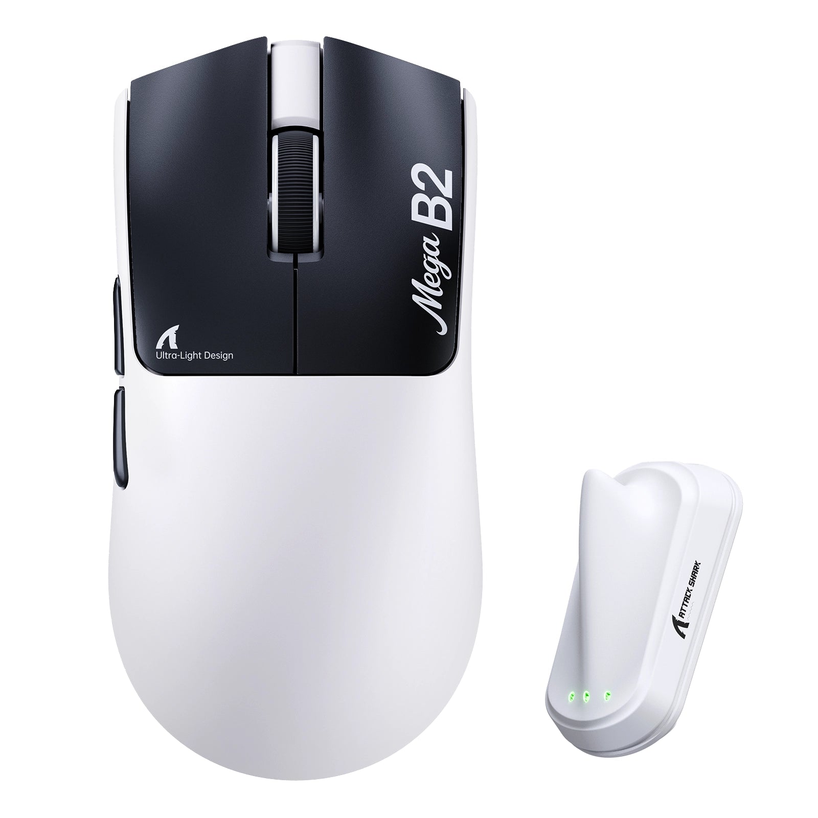 PRÉ-VENDA: ATTACK SHARK MEGA B2 TMR Mouse Gamer Sem Fio Magnético
