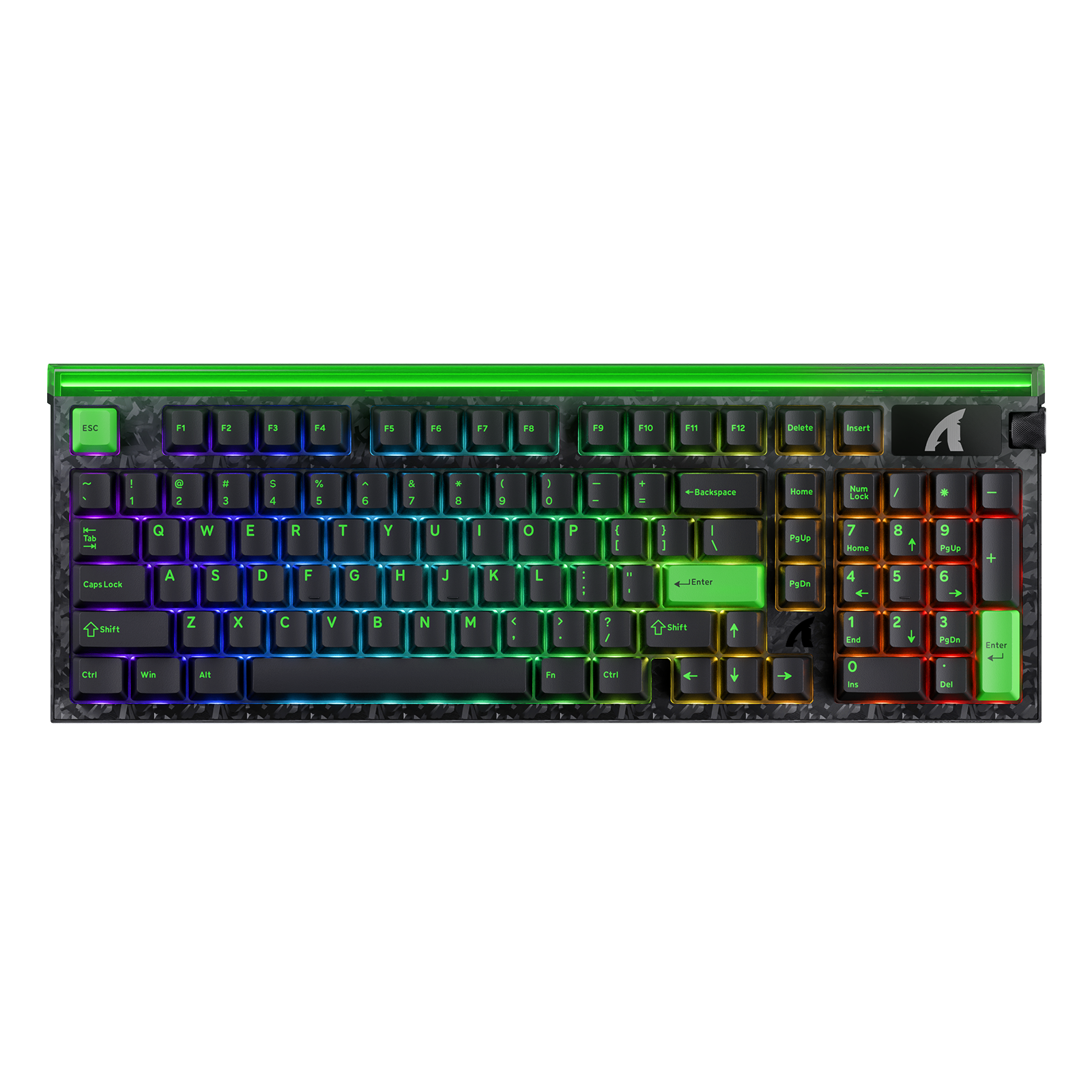 Teclado ATTACK SHARK R98 HE Carbon Fiber Rapid Trigger com Switch Magnético