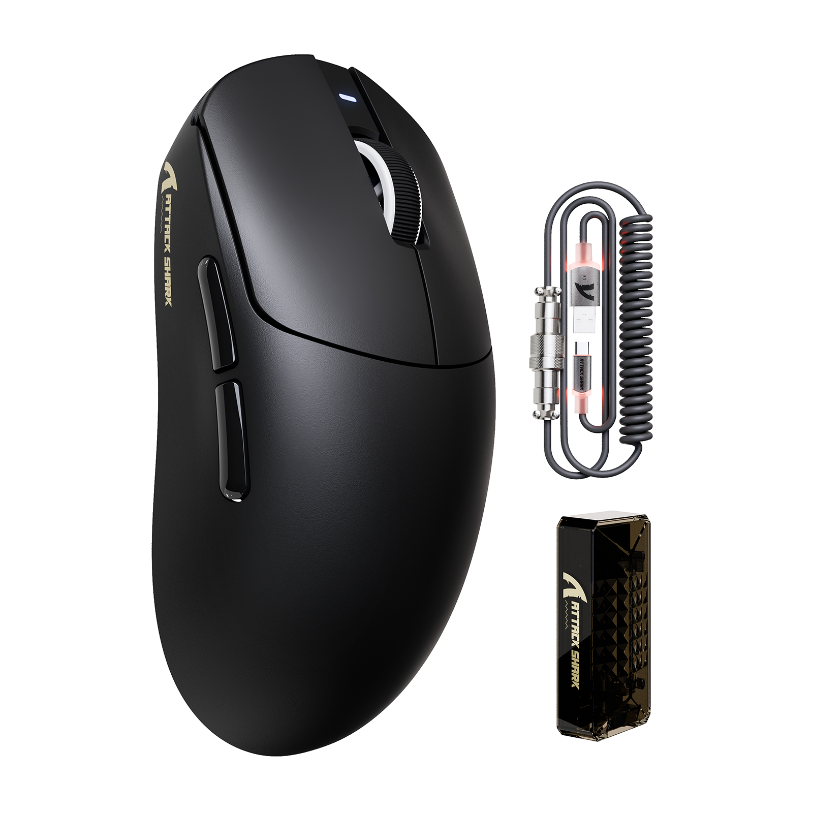 Mouse Gamer Sem Fio ATTACK SHARK X8PRO Ultra-Leve e Cabo C06ULTRA