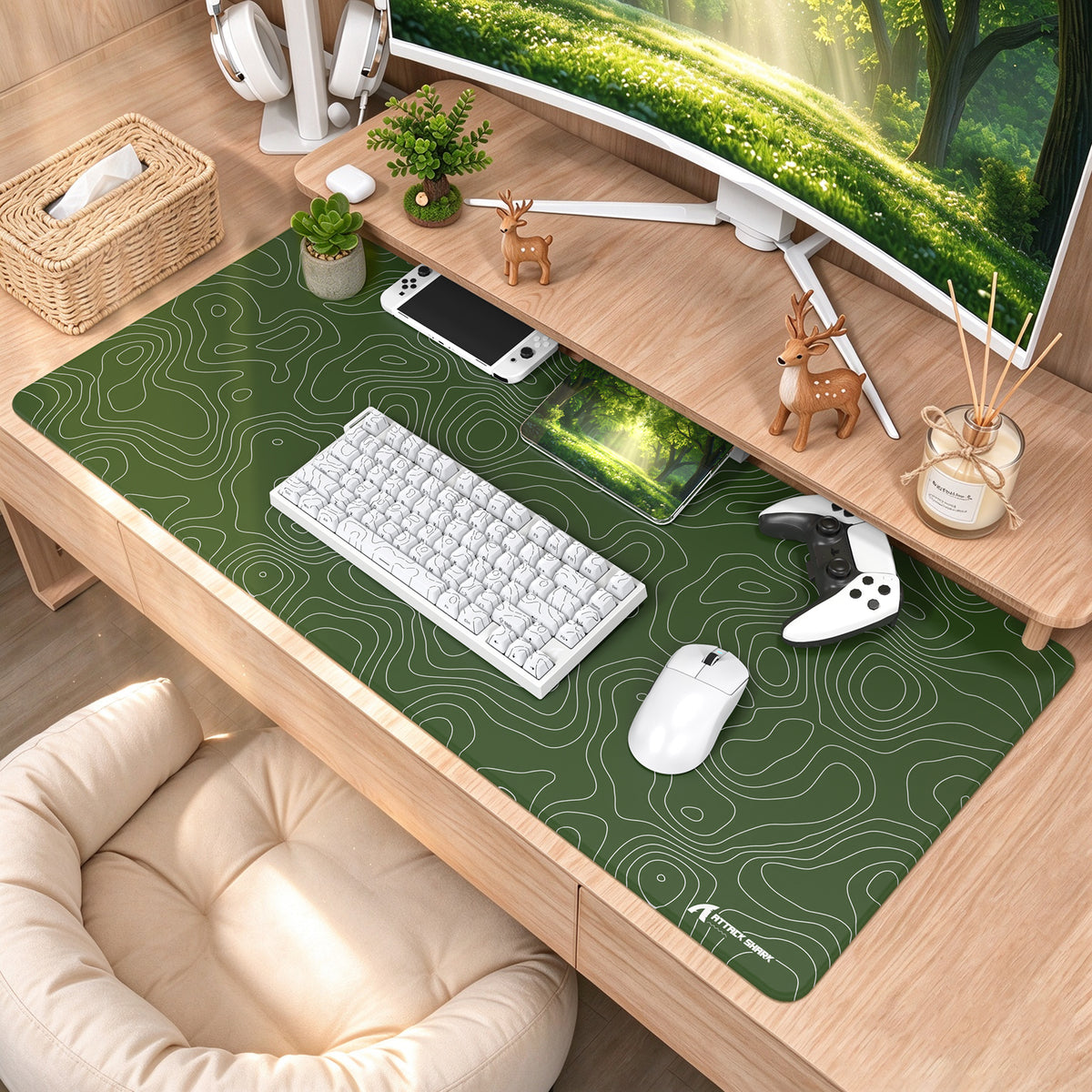 Mousepad Gamer eSport ATTACK SHARK CM02PRO (900x400x4 MM)