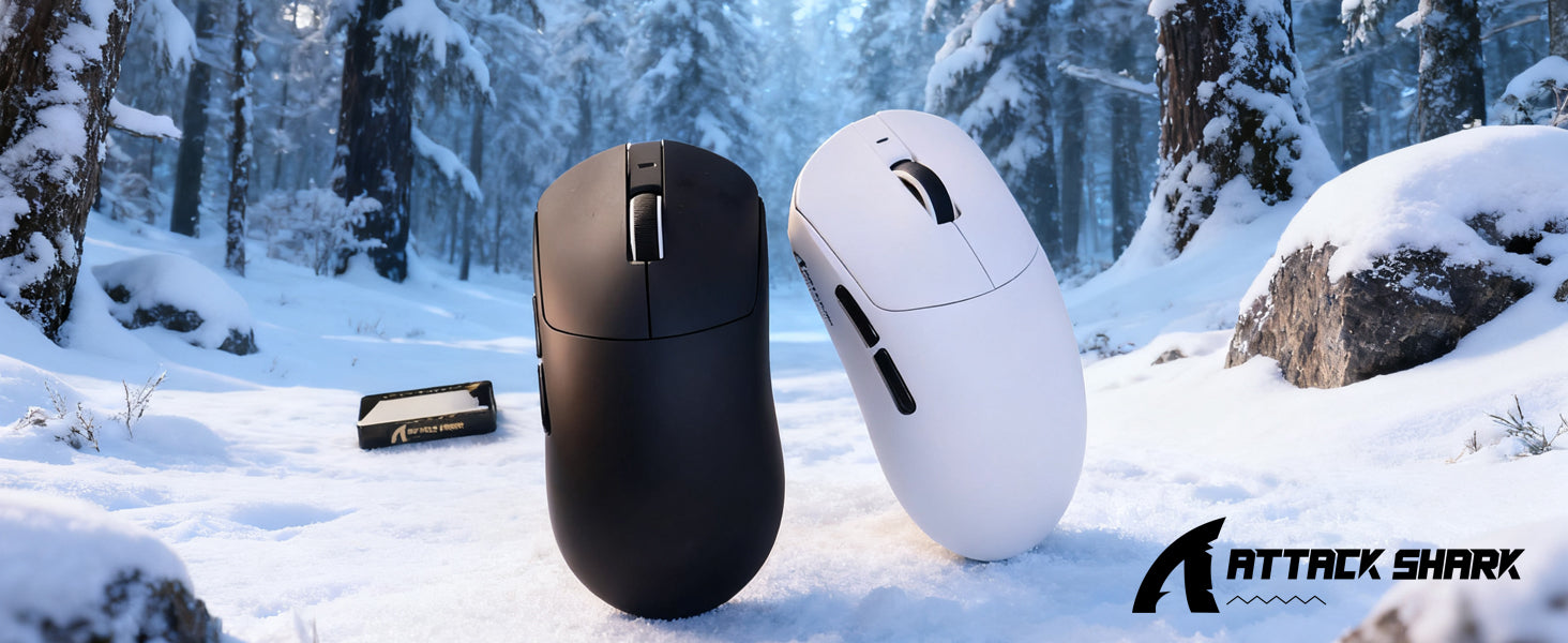 Mouse Gamer Sem Fio ATTACK SHARK X8 Ultra 8KHz com Cabo C06 Ultra