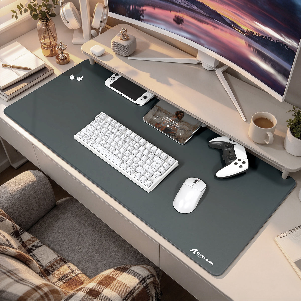 Mousepad Gamer eSport ATTACK SHARK CM02PRO (900x400x4 MM)