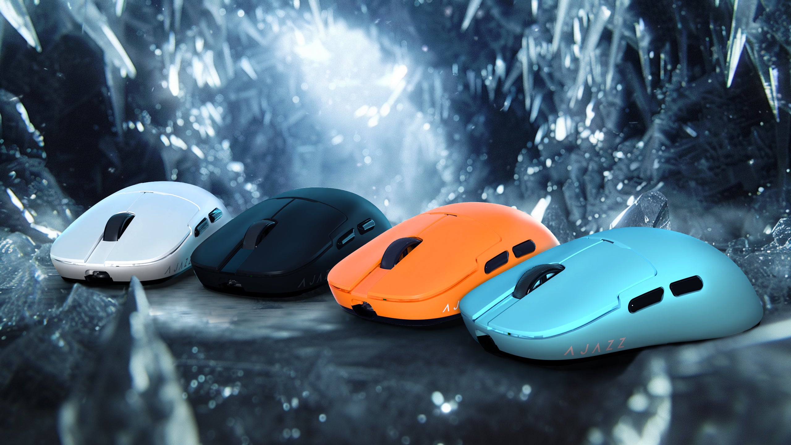 ATTACK SHARK x AJAZZ AJ159 APEX PAW3950 Mouse Gamer 8K com Triplo Modo
