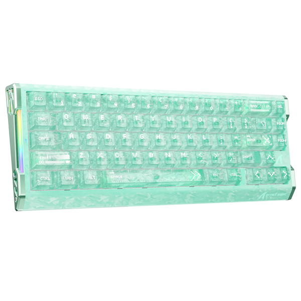 Verde Lago (Keycaps Compostos de Fibra de Carbono Forjada)