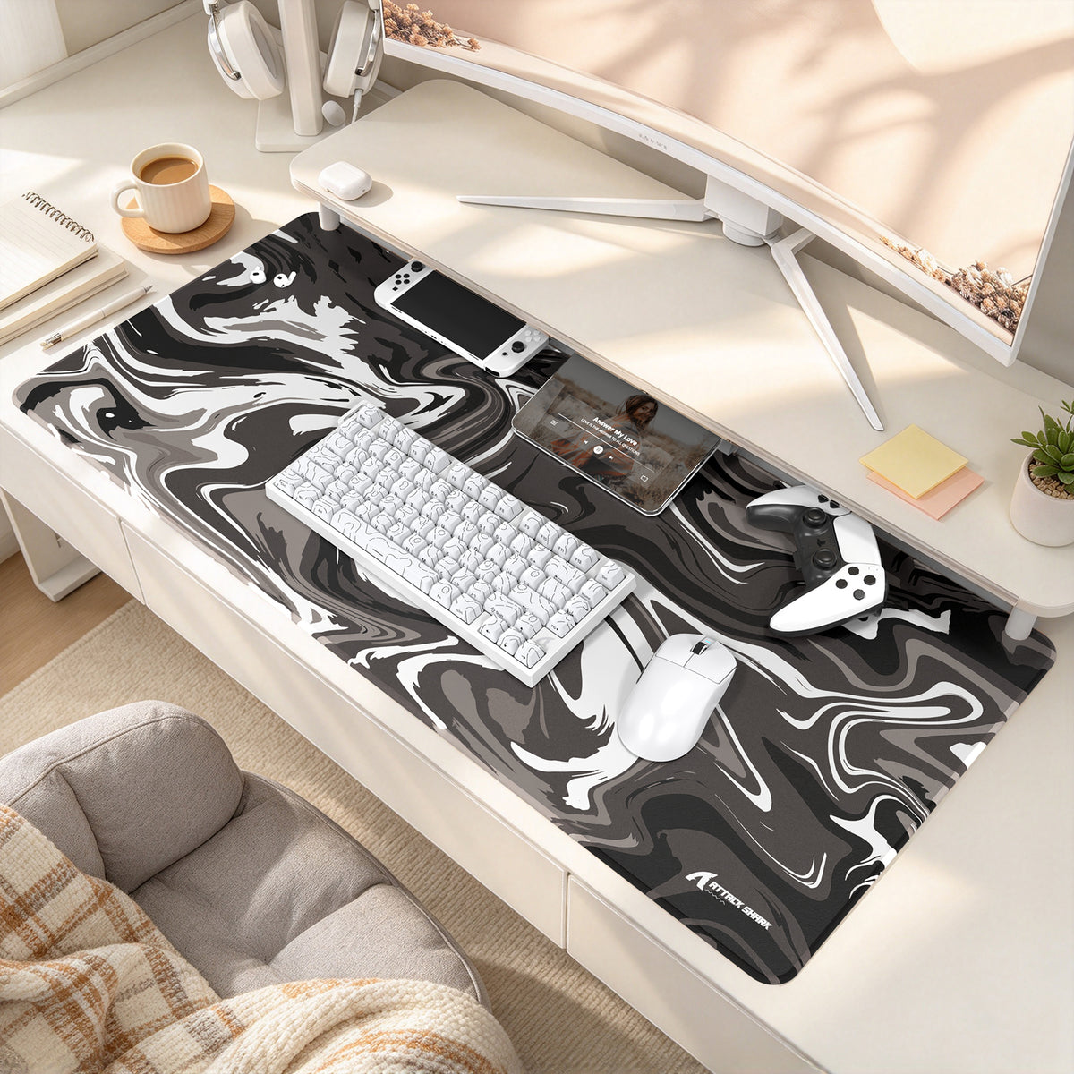 Mousepad Gamer eSport ATTACK SHARK CM02PRO (900x400x4 MM)