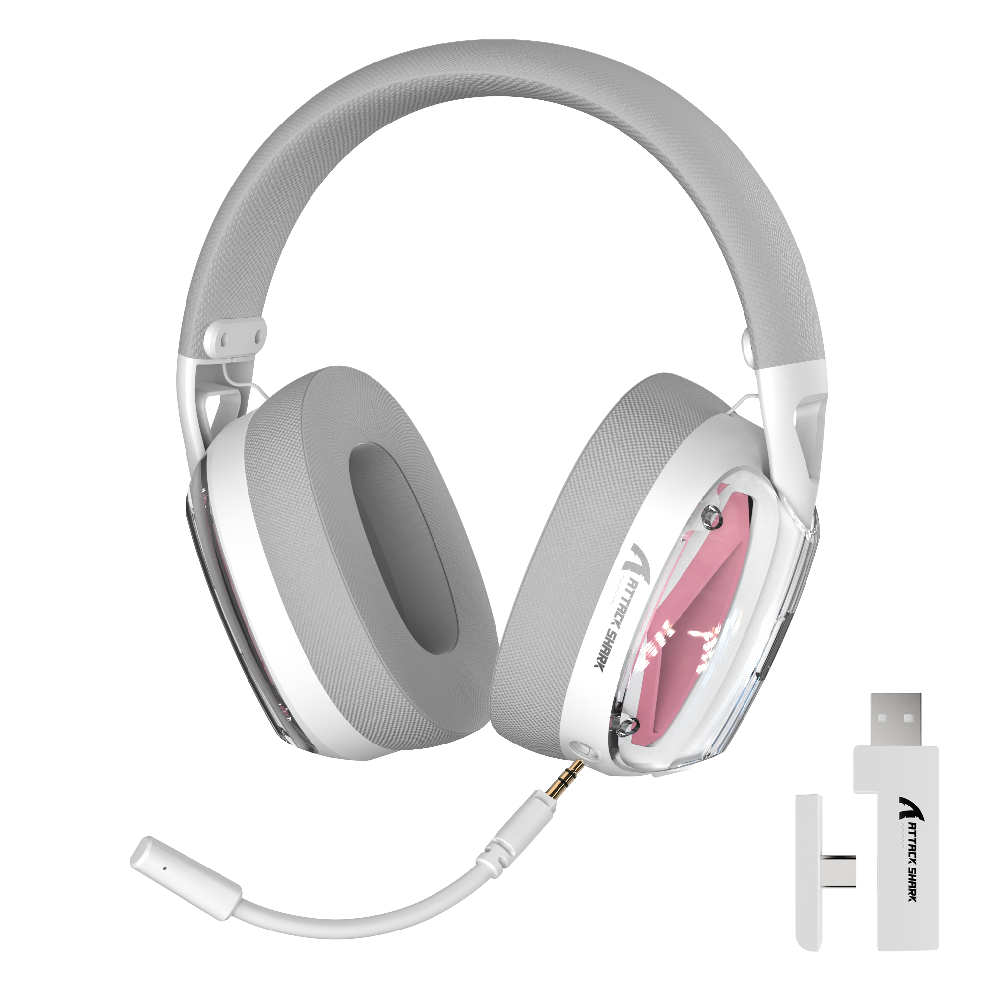 ATTACK SHARK L60 Headset Gamer Ultra-Leve Tri-Mode