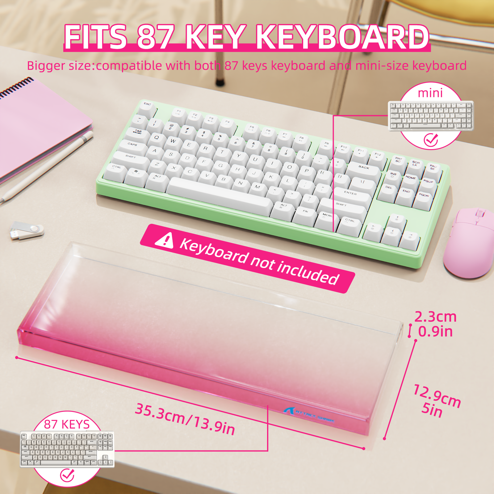 Capa Anti Poeira para Teclado ATTACK SHARK 87 Teclas