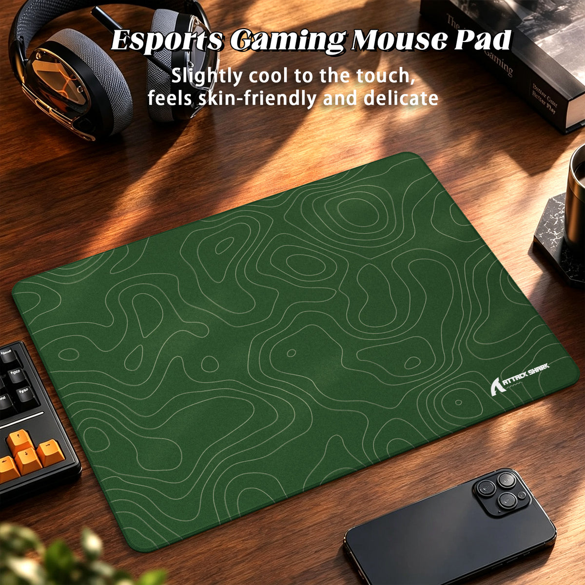 Mousepad gamer eSport ATTACK SHARK CM02SE (405x305x4 MM)