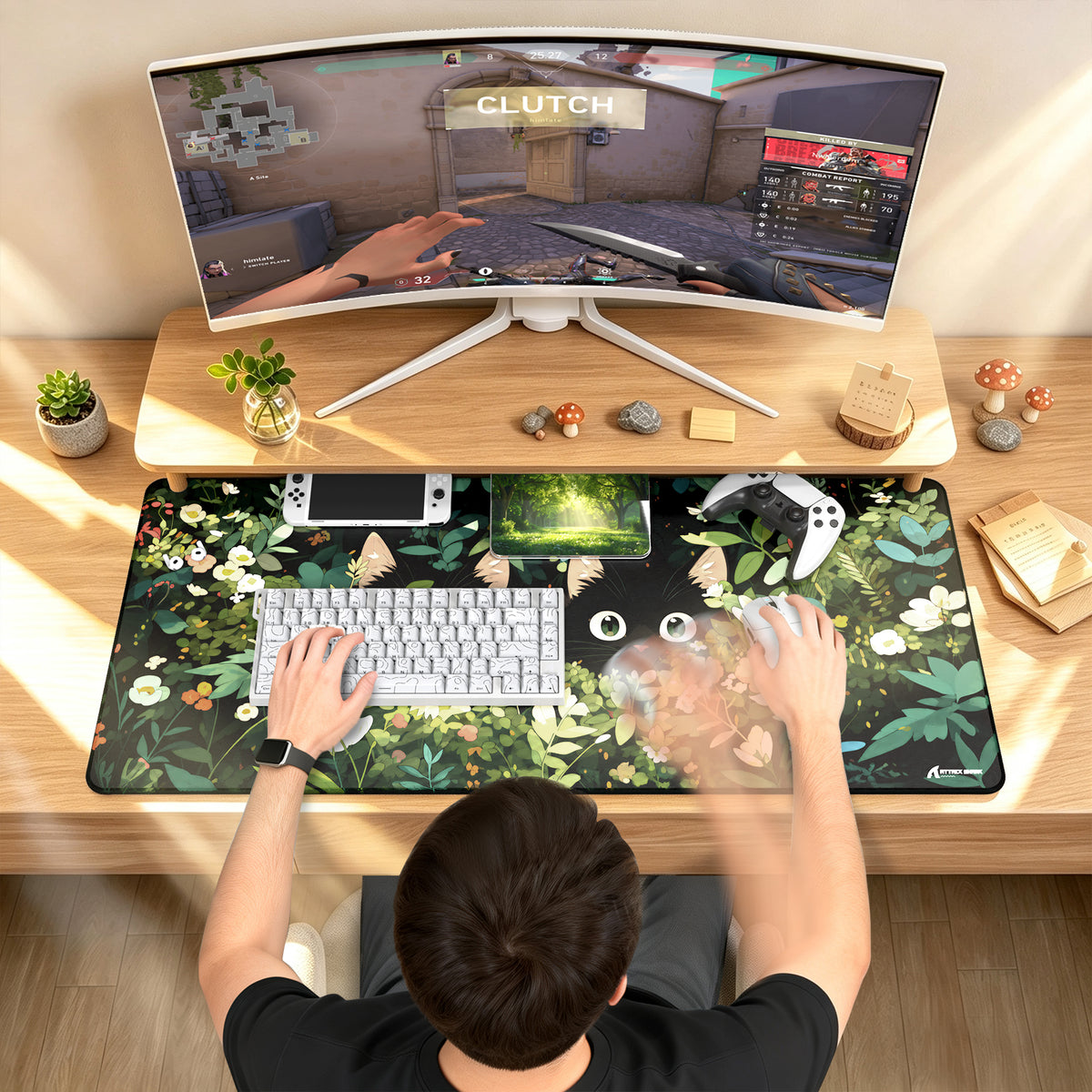 Mousepad Gamer eSport ATTACK SHARK CM02PRO (900x400x4 MM)