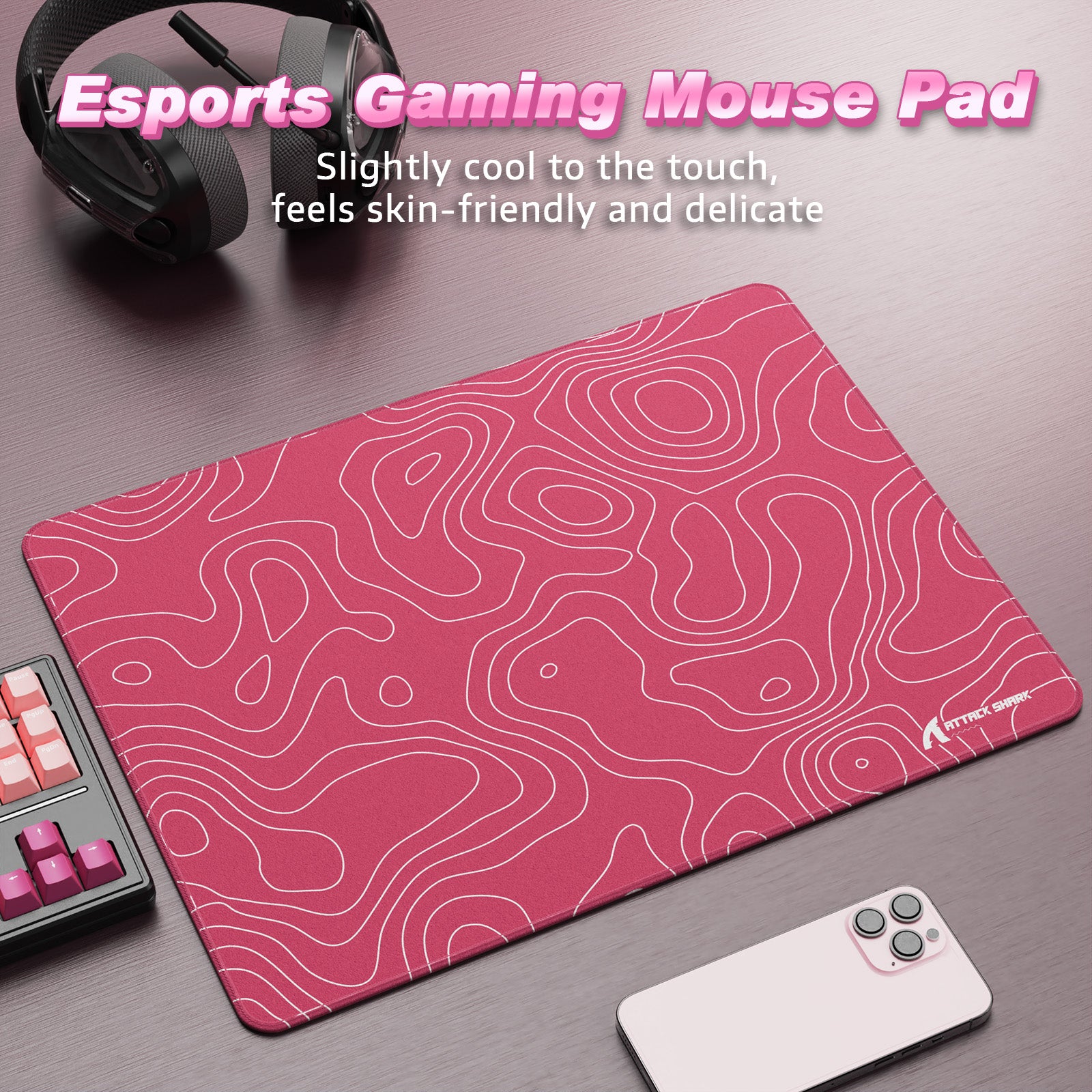 Mousepad Gamer eSport ATTACK SHARK CM02SE (410x310x4 MM)
