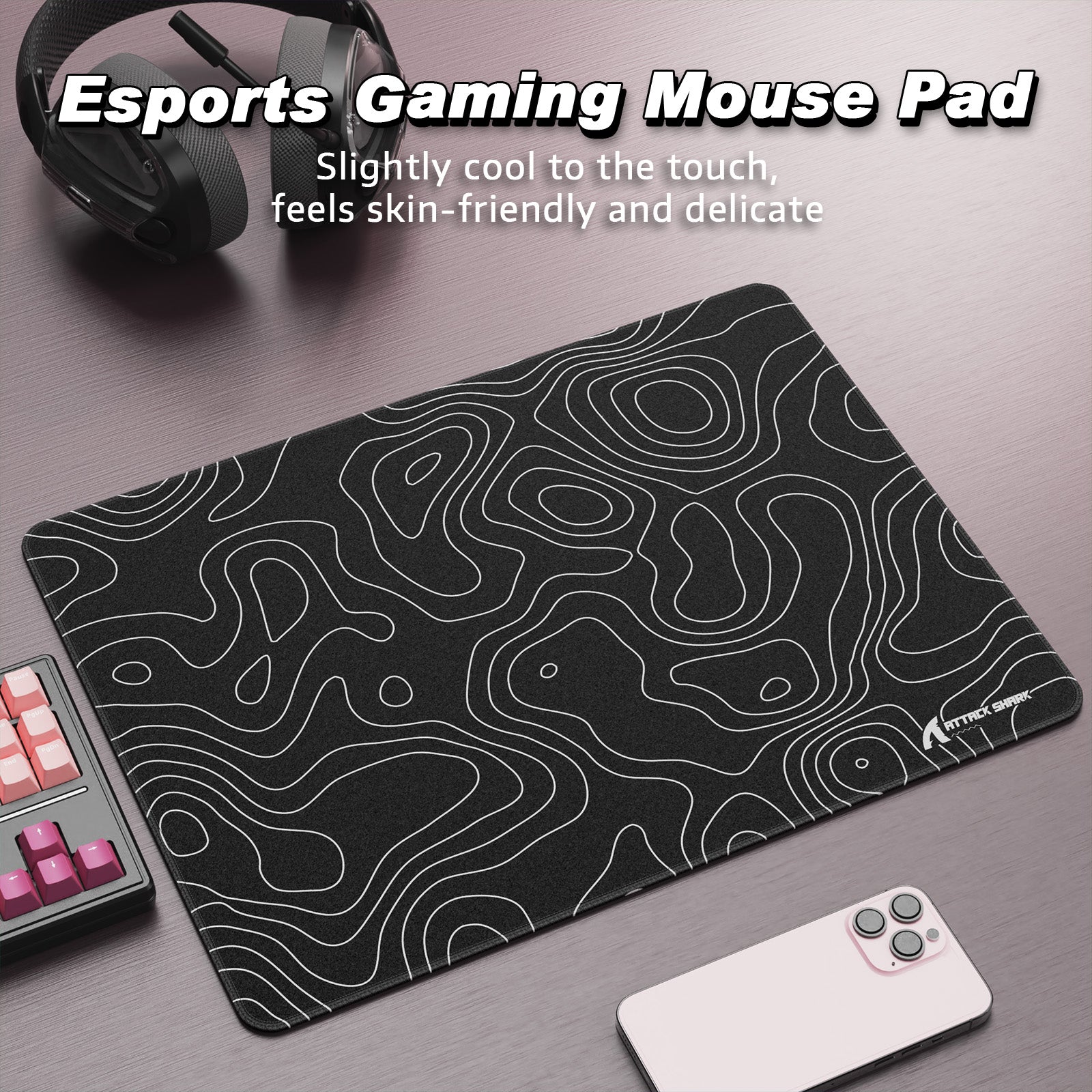 Mousepad Gamer eSport ATTACK SHARK CM02SE (410x310x4 MM)