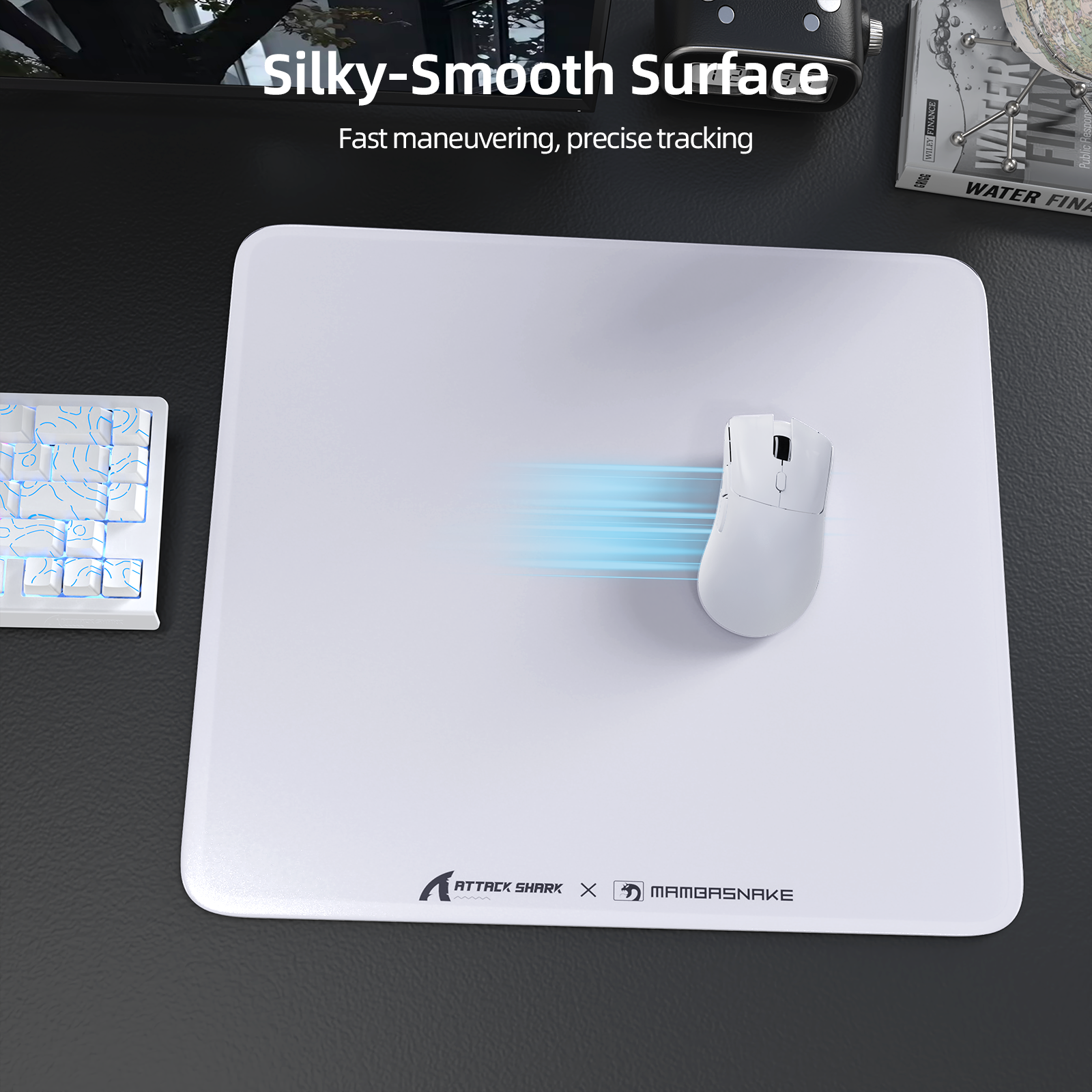 Mousepad Gamer de Vidro Temperado ATTACK SHARK CM05
