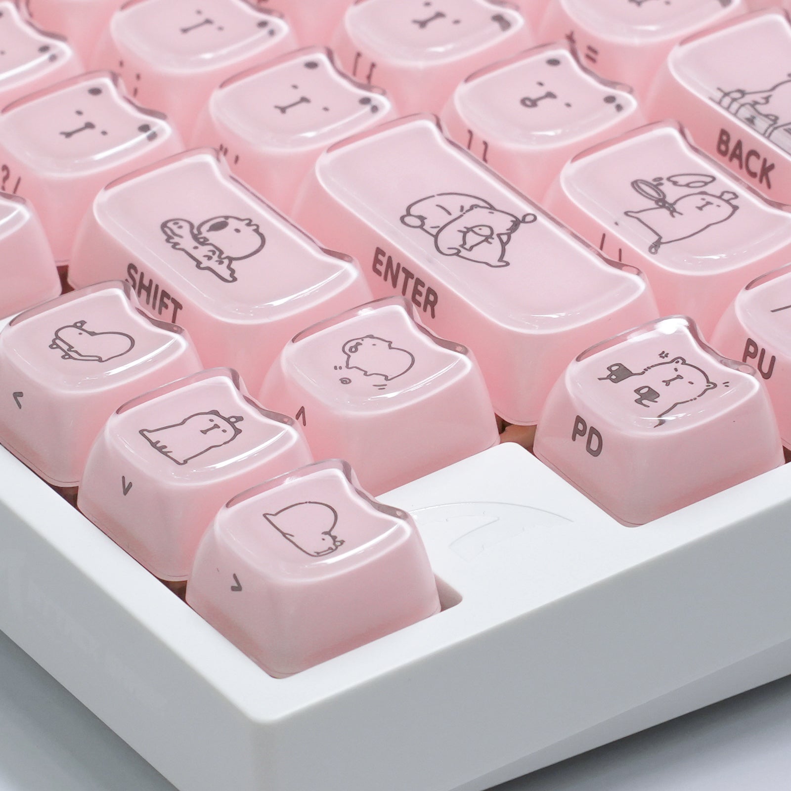 ATTACK SHARK SK05 118/119 teclas, keycaps de PBT, MOA, ANSI