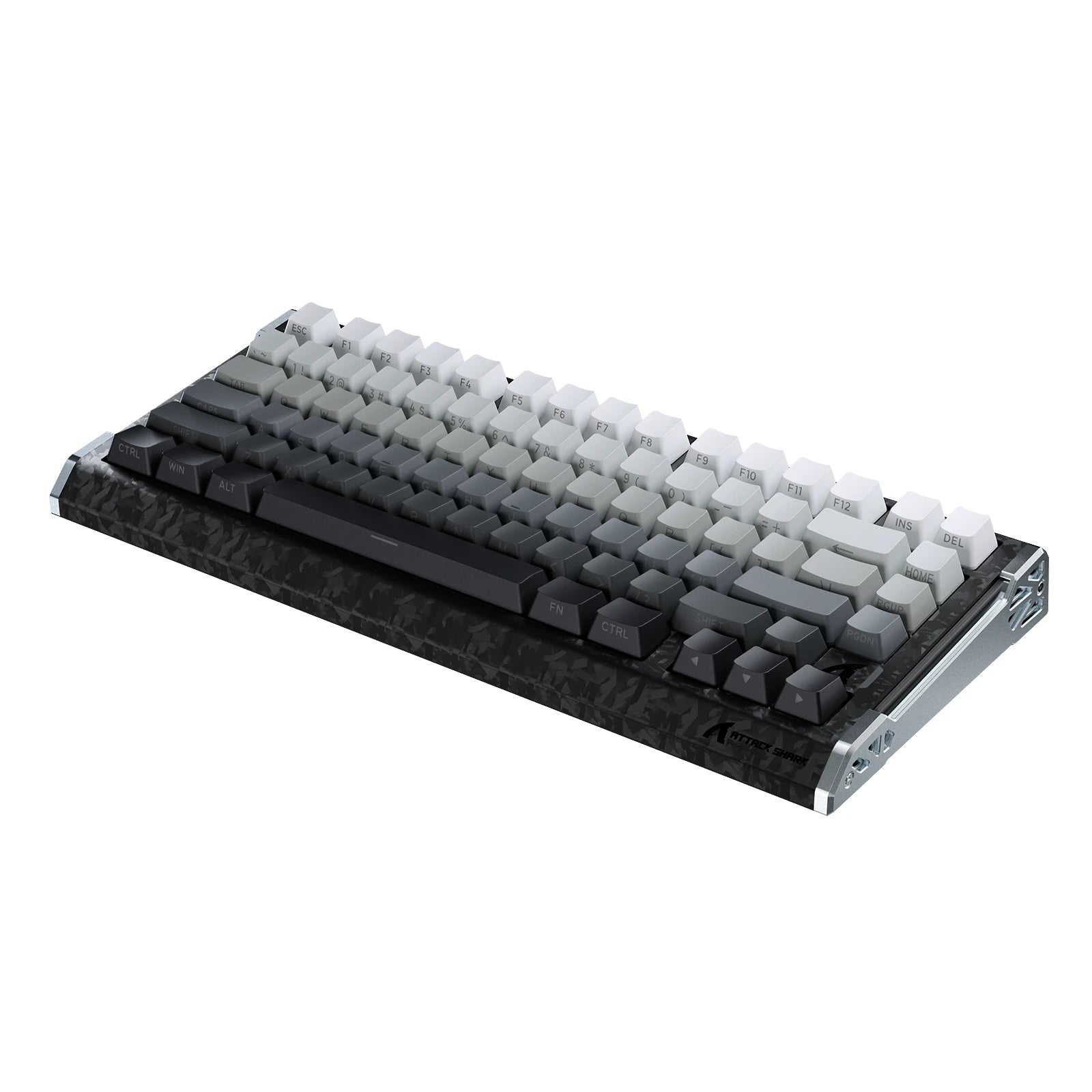 ATTACK SHARK R86 HE Teclado de fibra de carbono com acionamento rápido e switches magnéticos