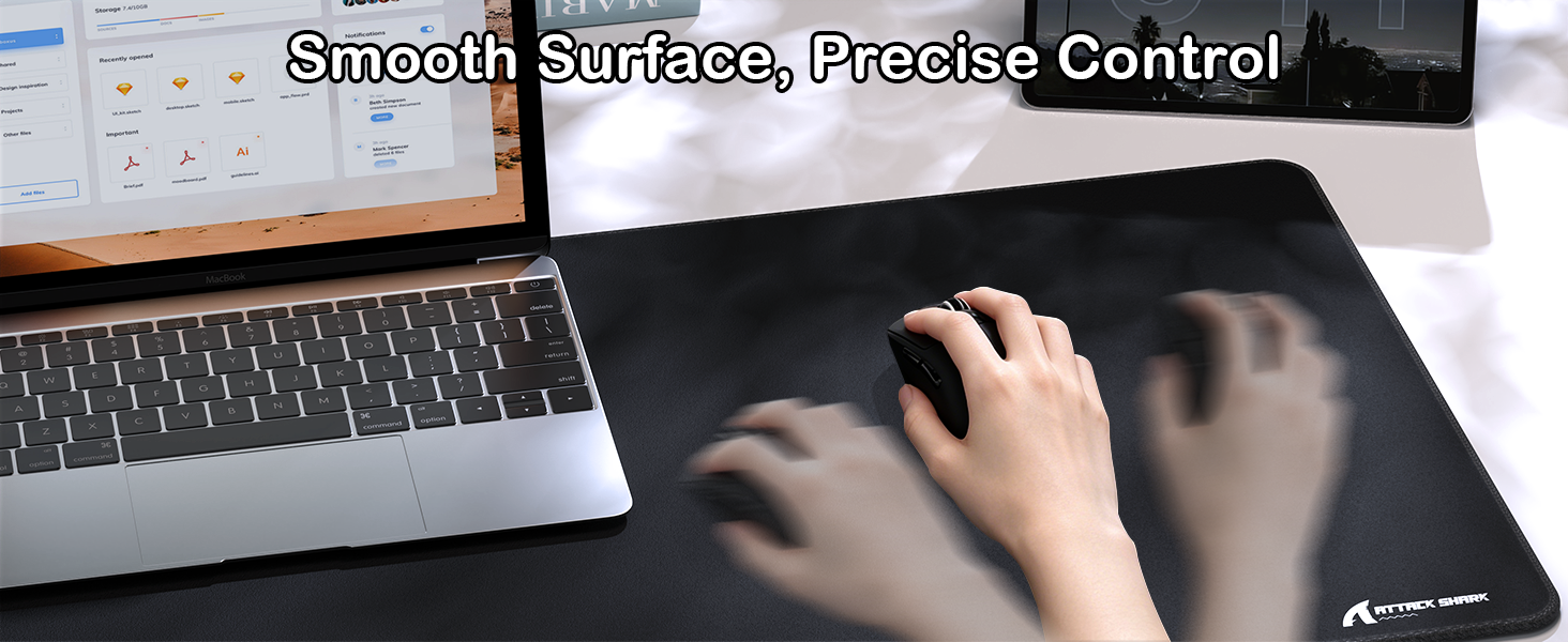 Mousepad Gamer eSport ATTACK SHARK CM02PRO (900x400x4 MM)