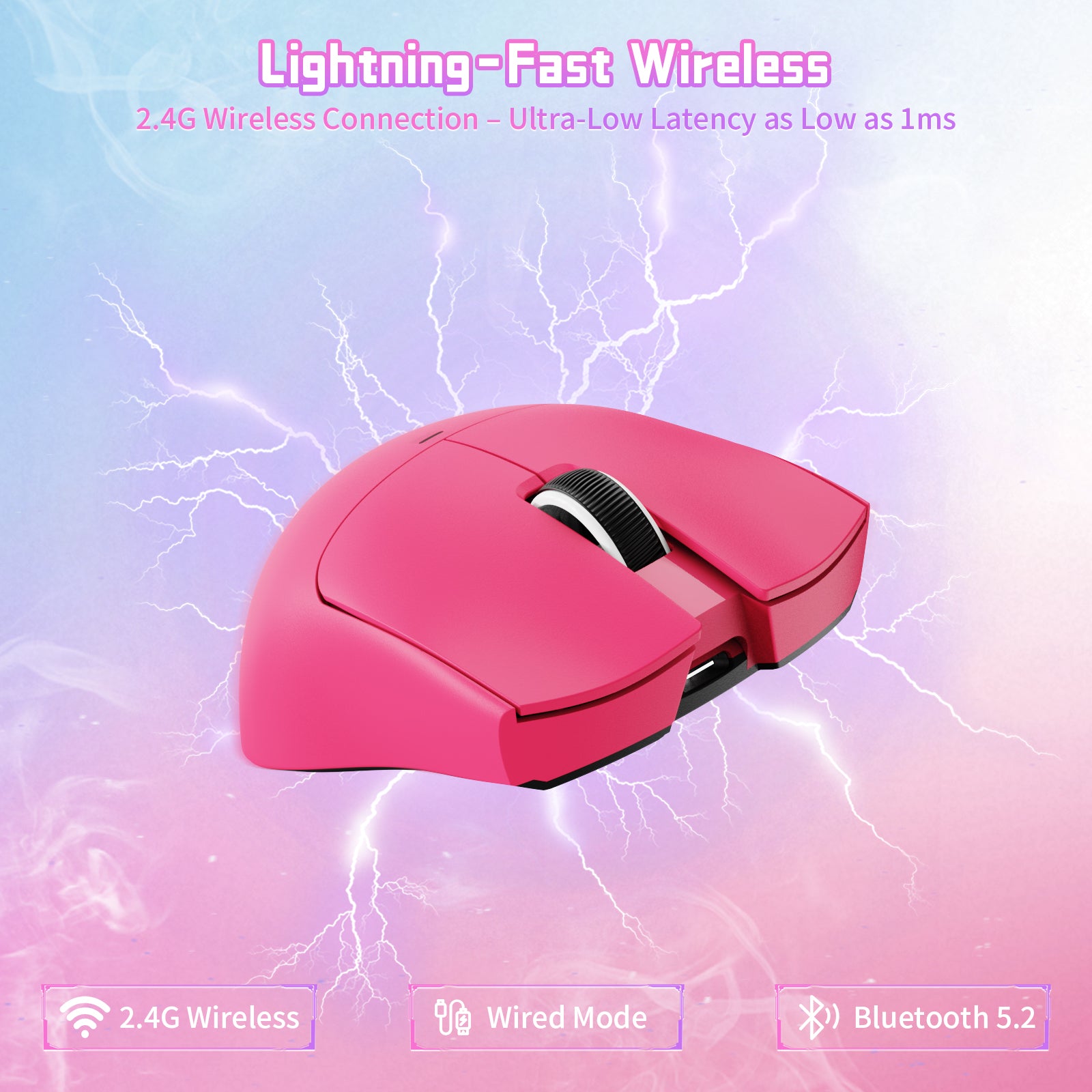 Mouse Gamer Sem Fio ATTACK SHARK X11SE