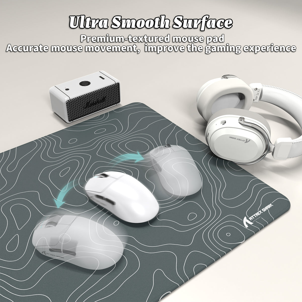 Mousepad Gamer eSport ATTACK SHARK CM02PRO (900x400x4 MM)