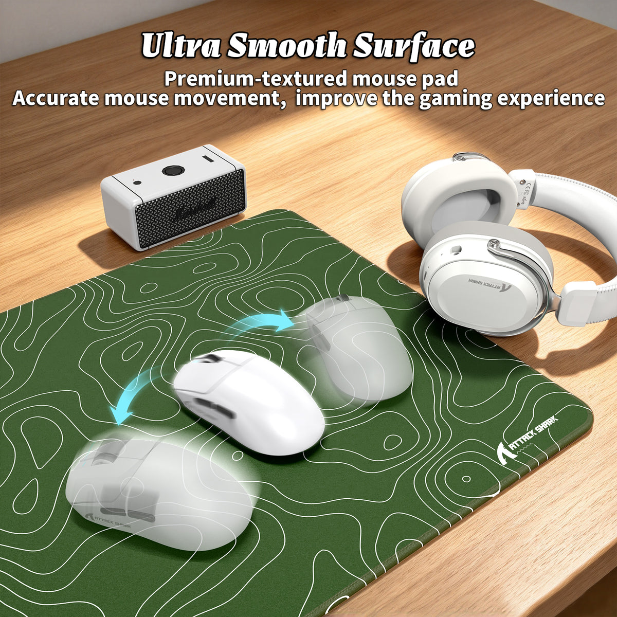 Mousepad Gamer eSport ATTACK SHARK CM02PRO (900x400x4 MM)