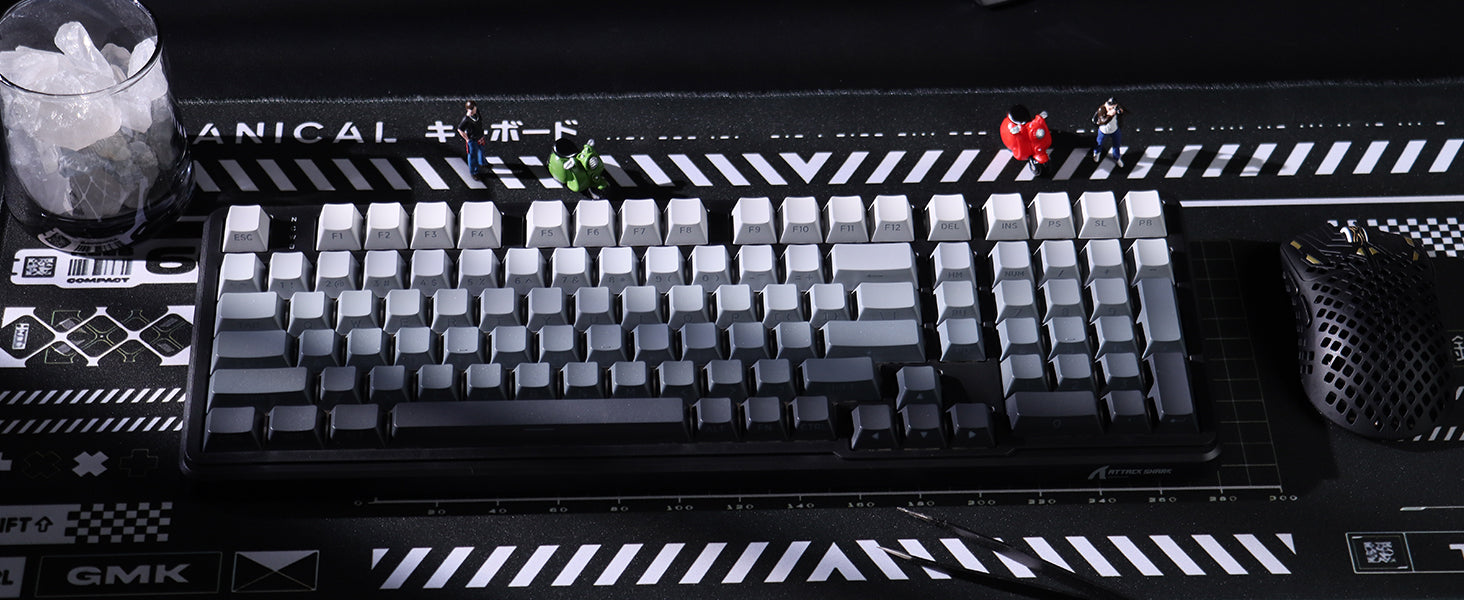 Teclado Mecânico Sem Fio de Tamanho Completo ATTACK SHARK X98