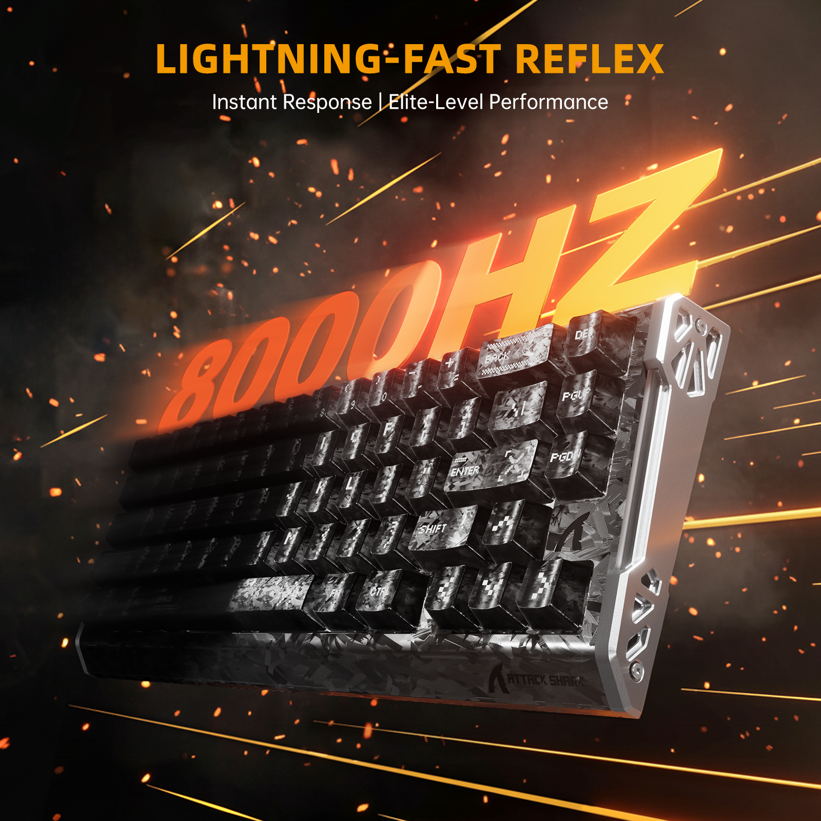 Pacote Gamer ATTACK SHARK R68 HE & R11 ULTRA de Fibra de Carbono