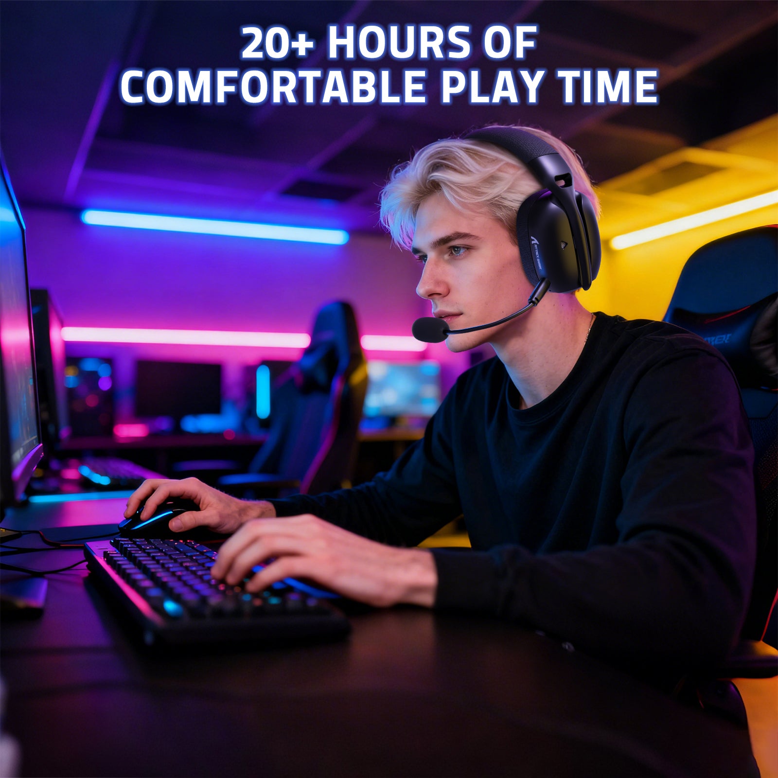 Headset Gamer Sem Fio ATTACK SHARK L80PRO
