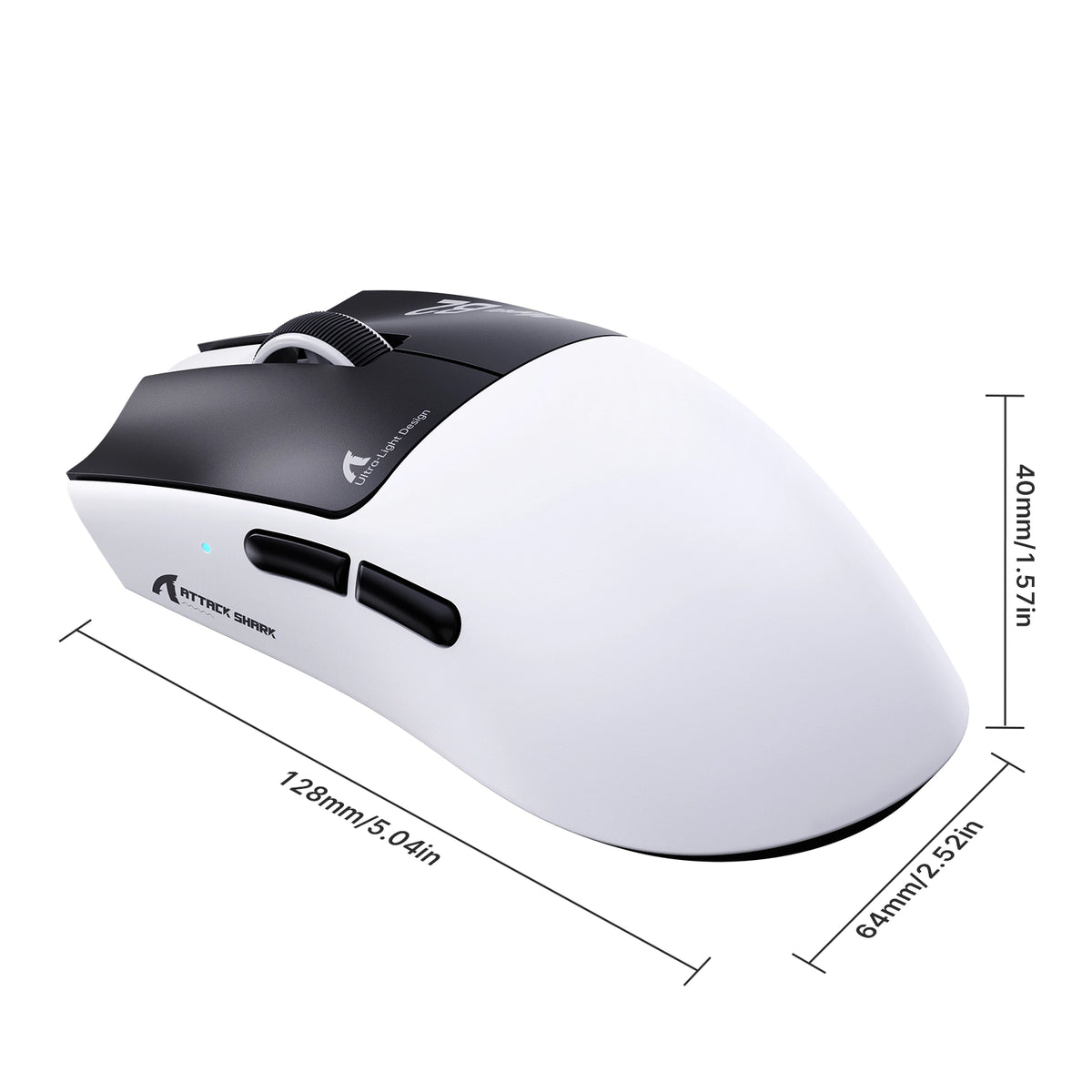 ATTACK SHARK MEGA B2 TMR Mouse Gamer Magnético Sem Fio