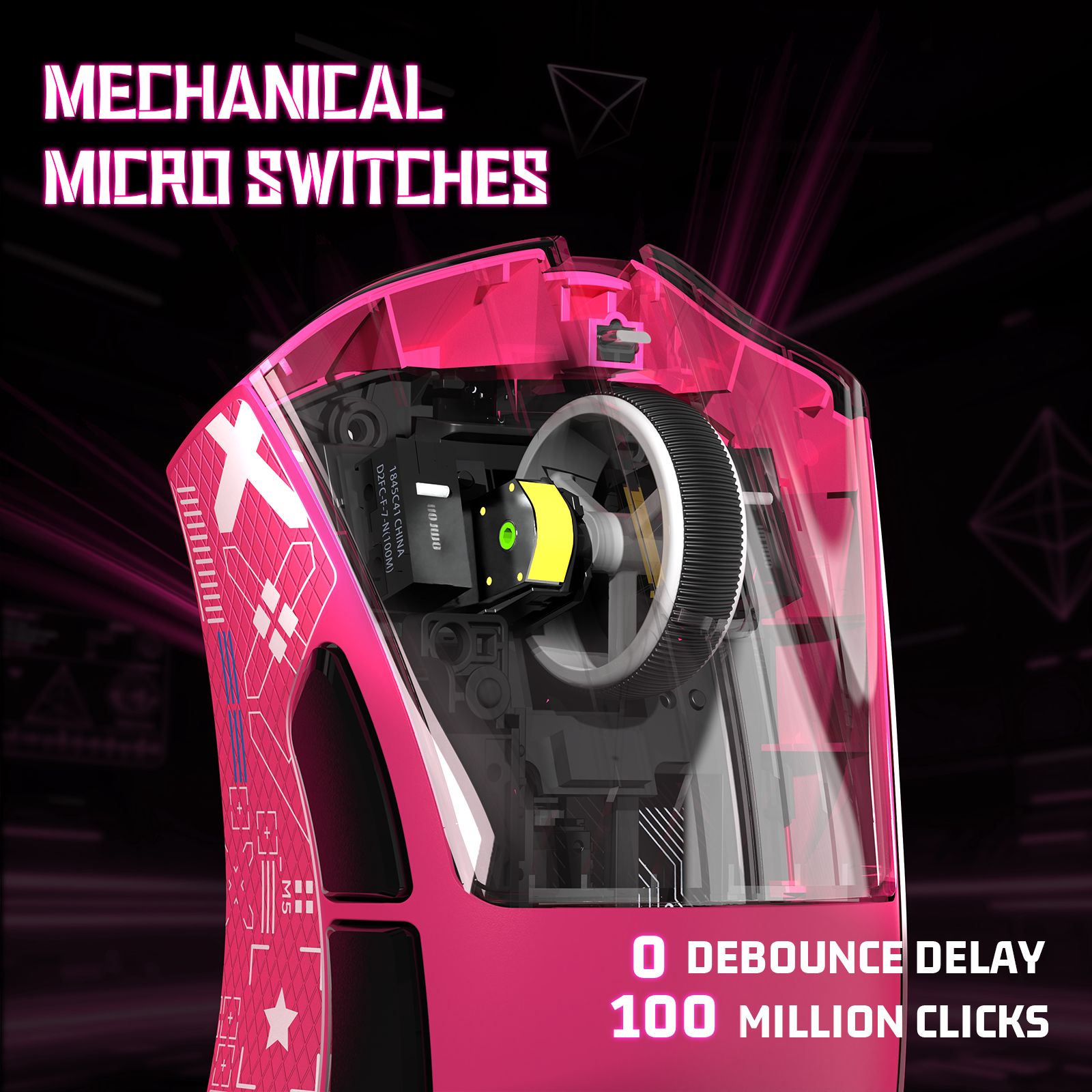 Mouse Gamer Tri-modo Ultra-Leve ATTACK SHARK V3