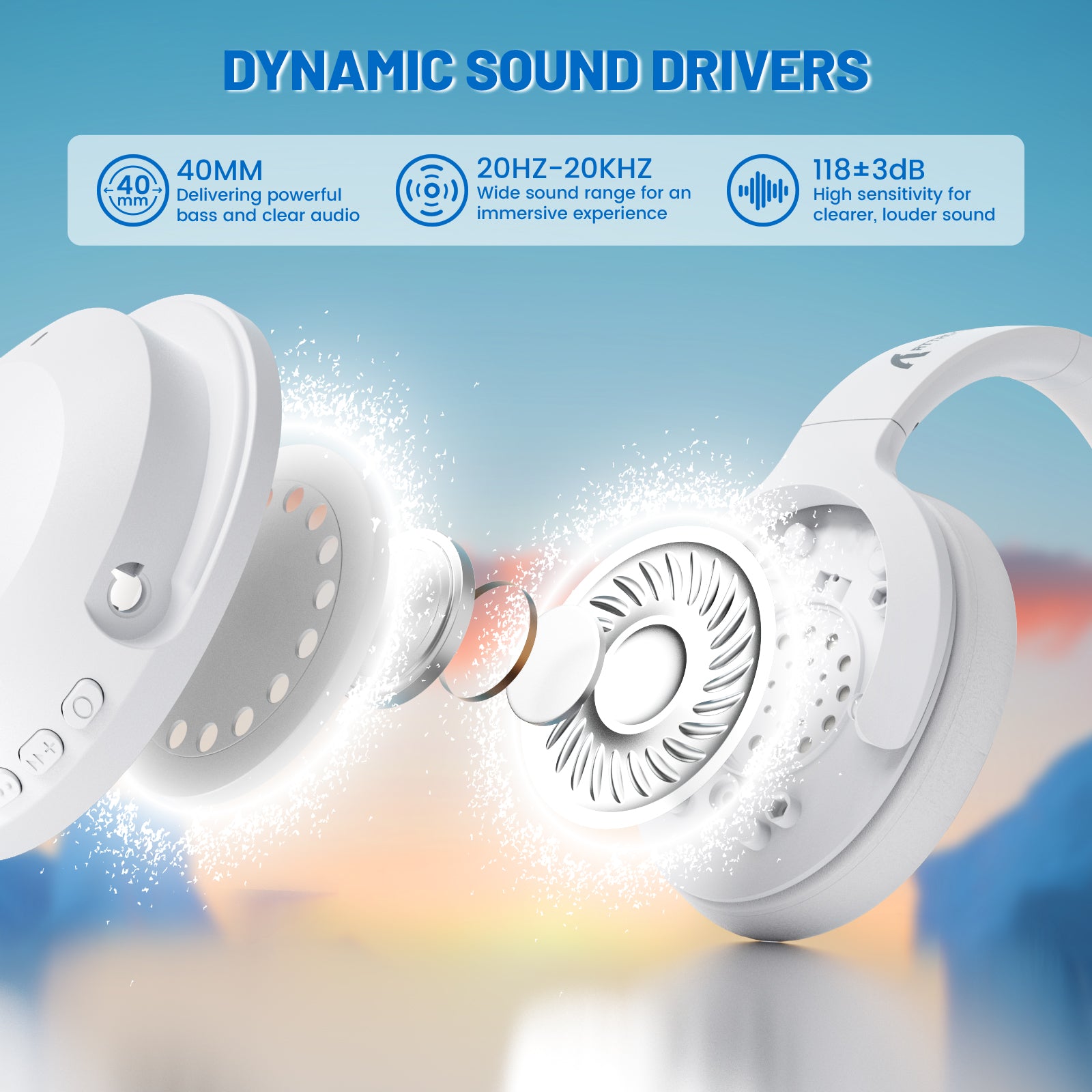 ATTACK SHARK G300 headphones - Dynamic Sound Drivers