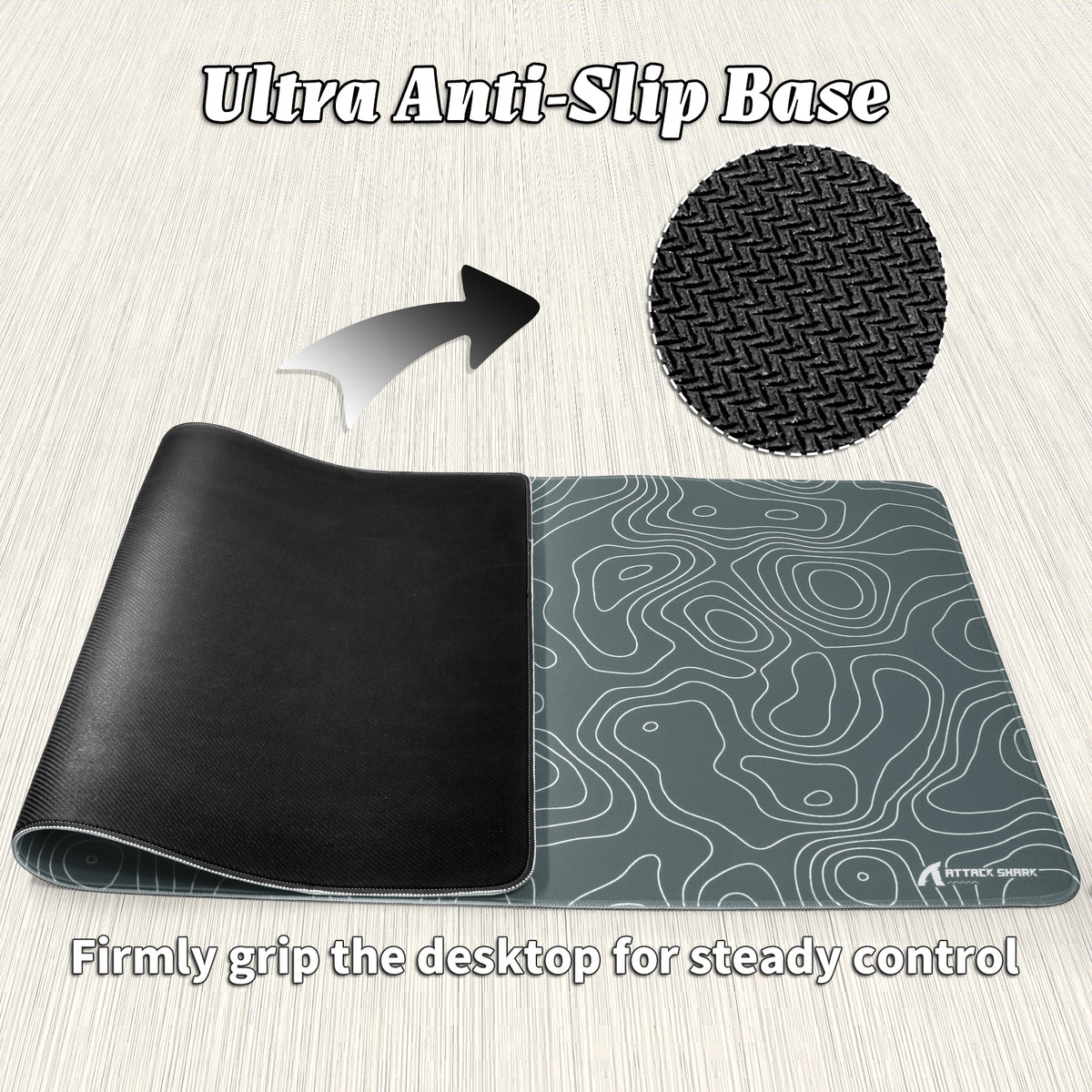 Mousepad Gamer eSport ATTACK SHARK CM02PRO (900x400x4 MM)