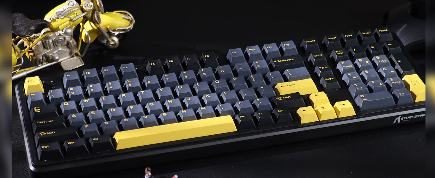 Teclado Mecânico Sem Fio de Tamanho Completo ATTACK SHARK X98