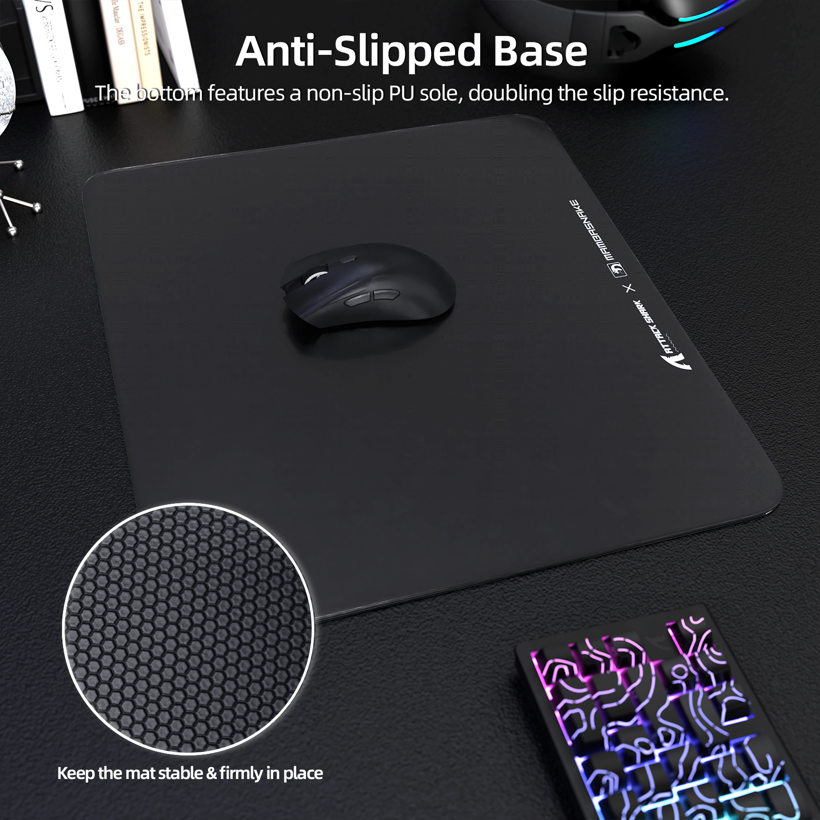 Mousepad Gamer de Vidro Temperado ATTACK SHARK CM05