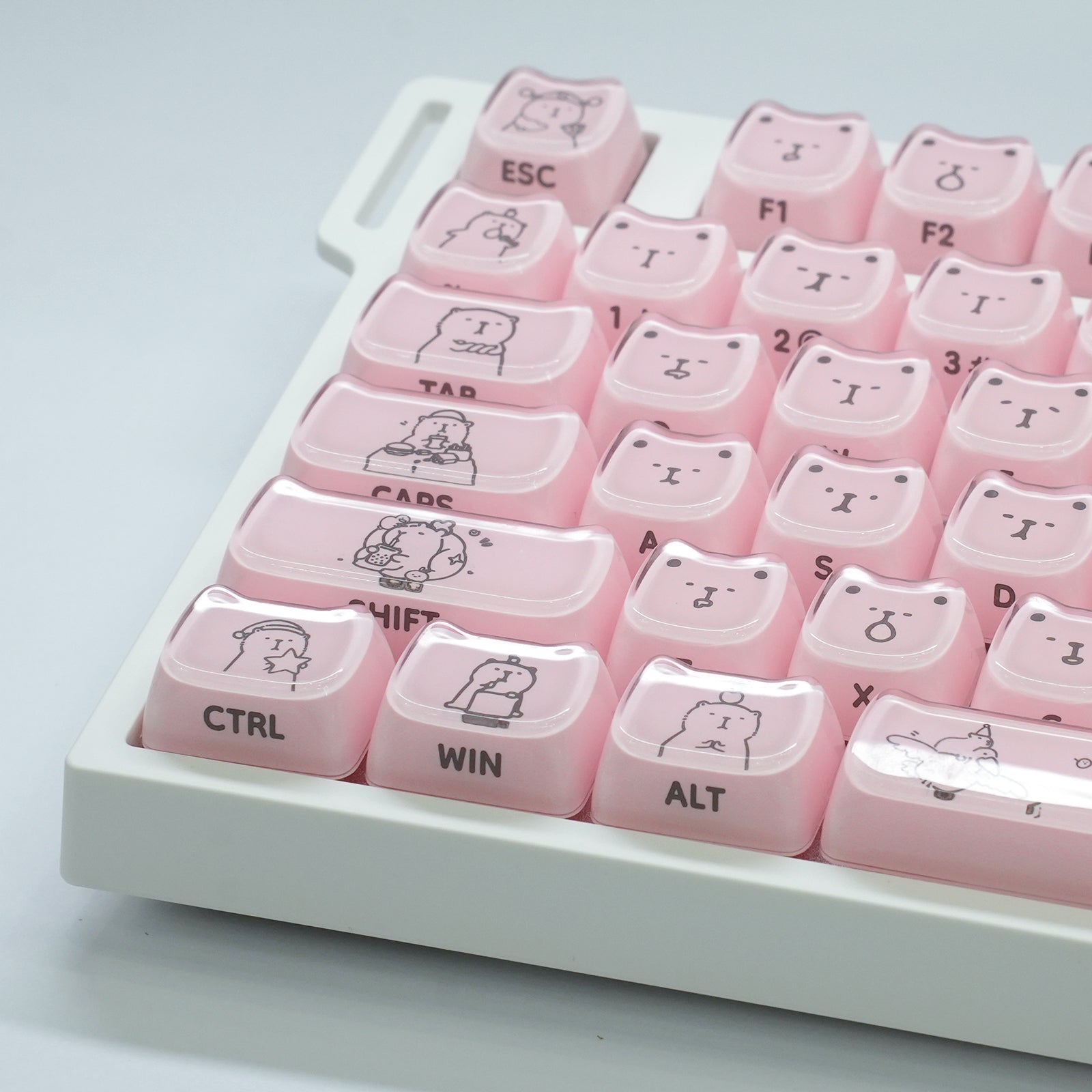 ATTACK SHARK SK05 118/119 teclas, keycaps de PBT, MOA, ANSI