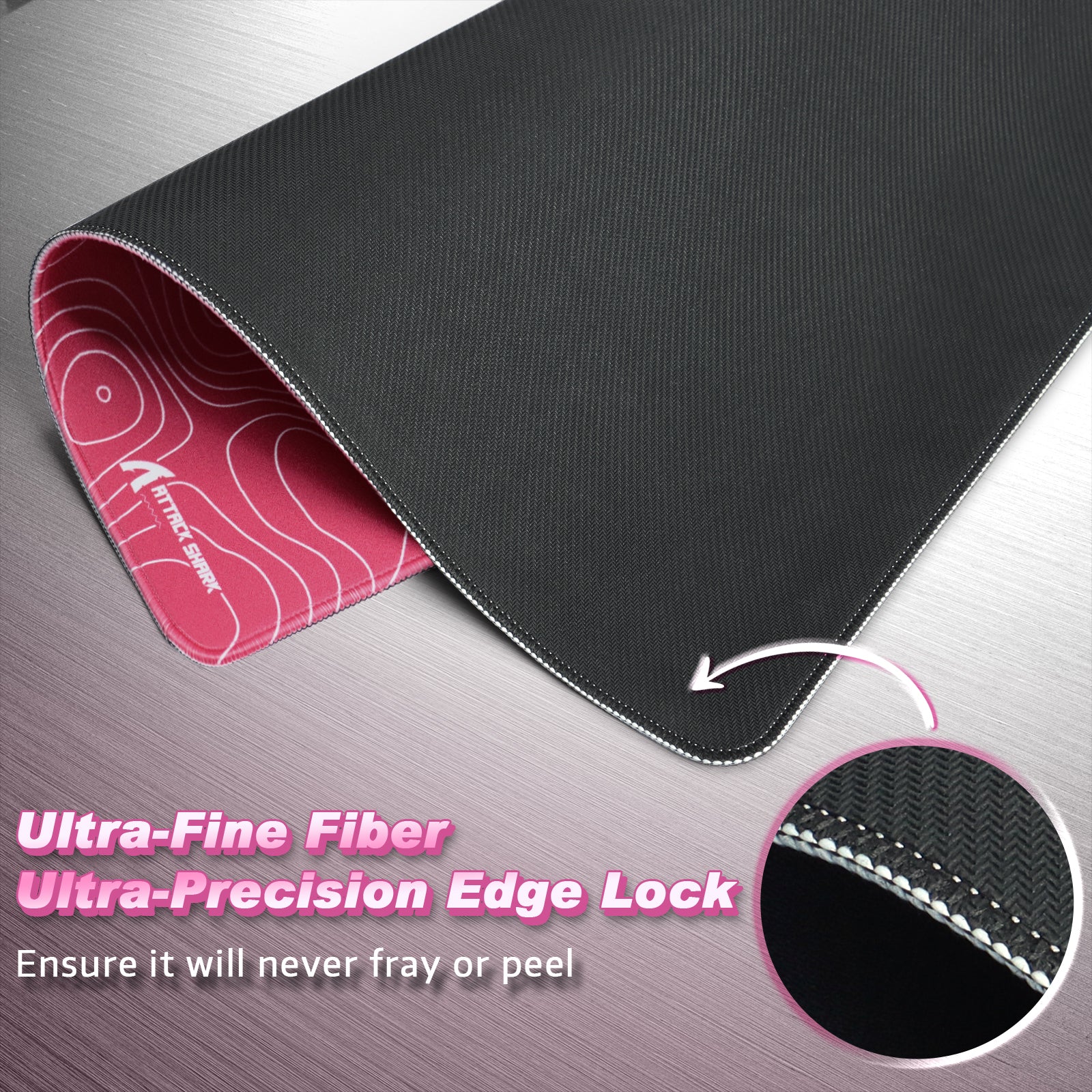 ATTACK SHARK CM02 Mousepad Gamer eSport (450x400x4 MM)
