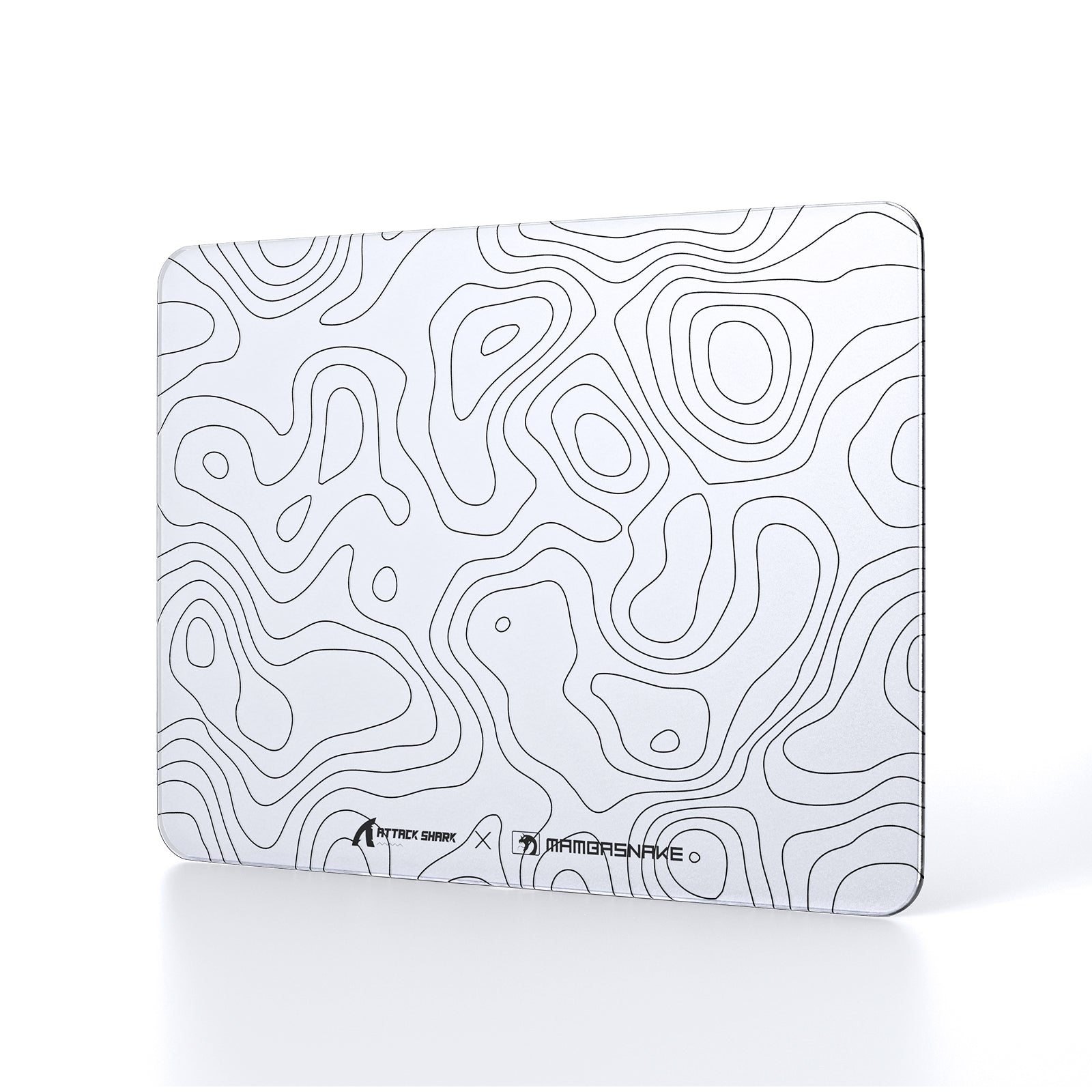 Mouse Pad Gamer ATTACK SHARK CM05 com Vidro Temperado