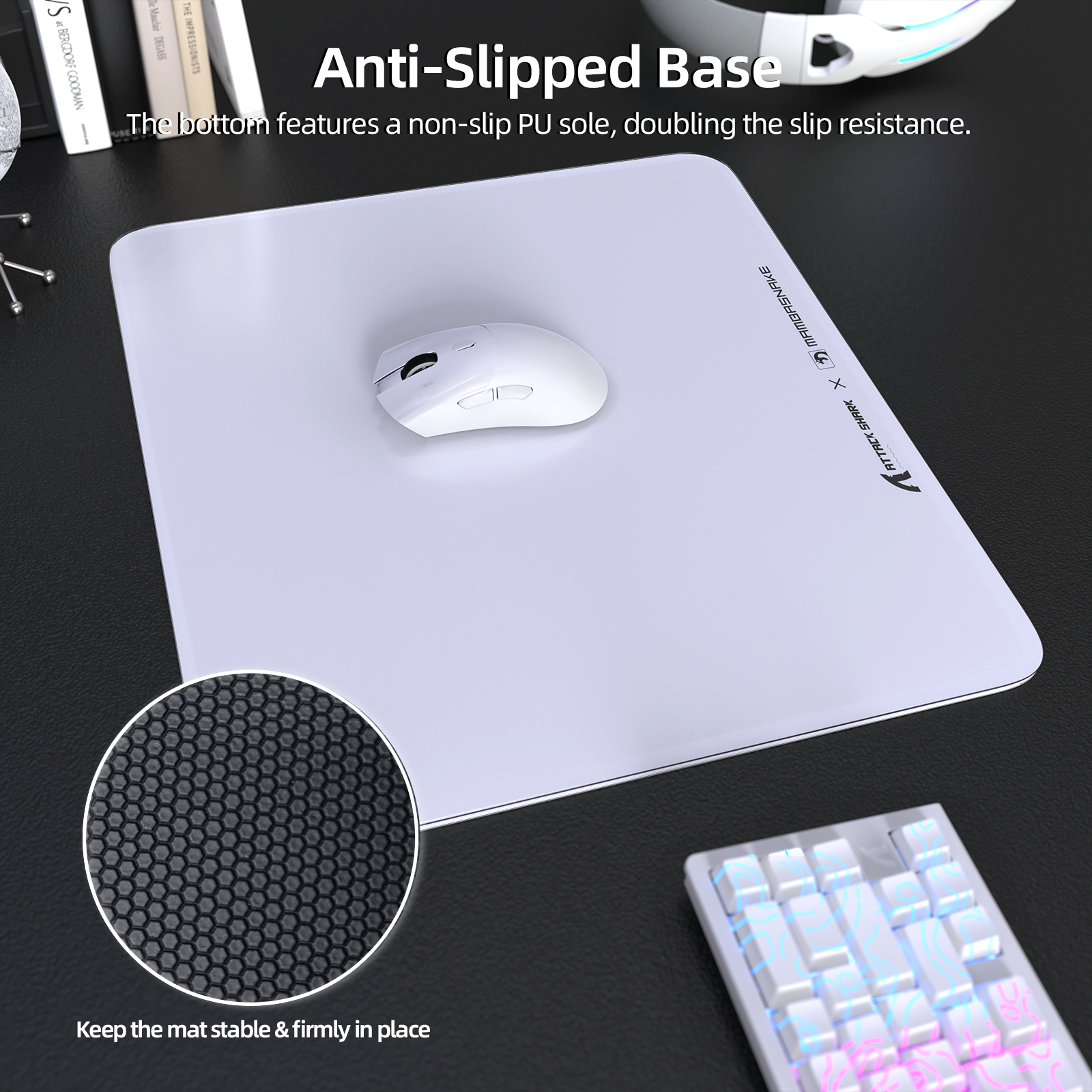 Mousepad Gamer de Vidro Temperado ATTACK SHARK CM05