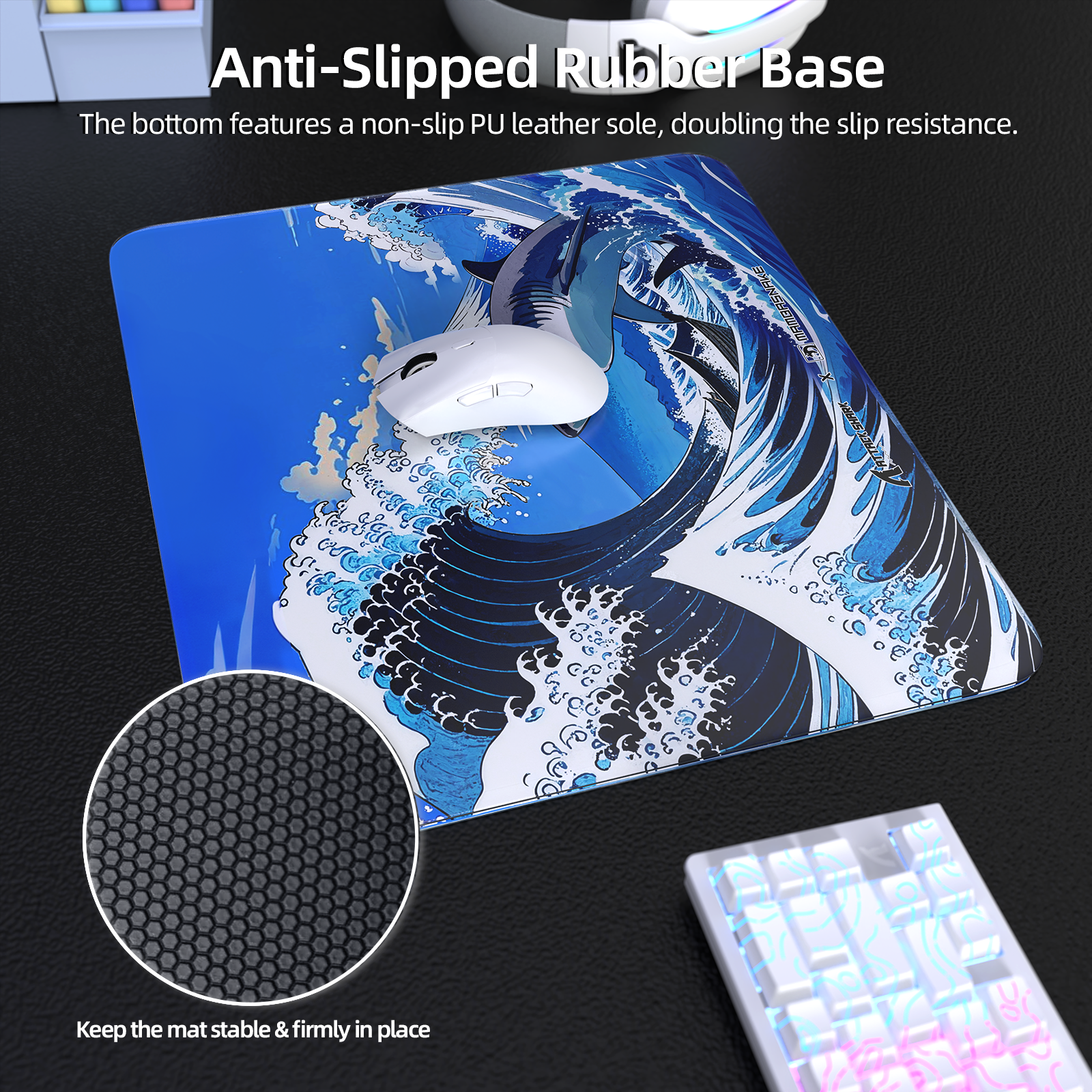 Mousepad Gamer de Vidro Temperado ATTACK SHARK CM05
