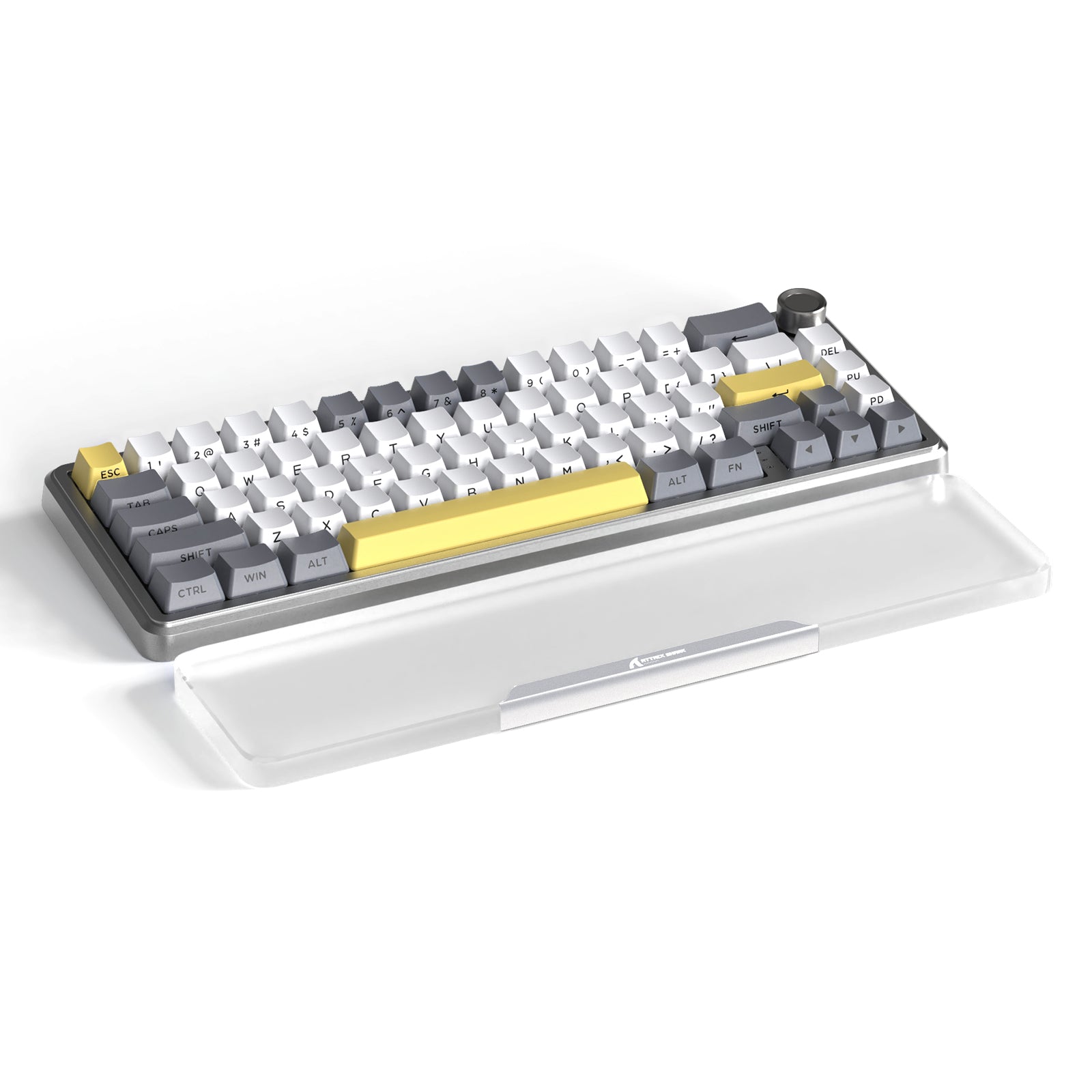 ATTACK SHARK DESCANSO DE PULSO DE ACRÍLICO PARA 68 TECLAS