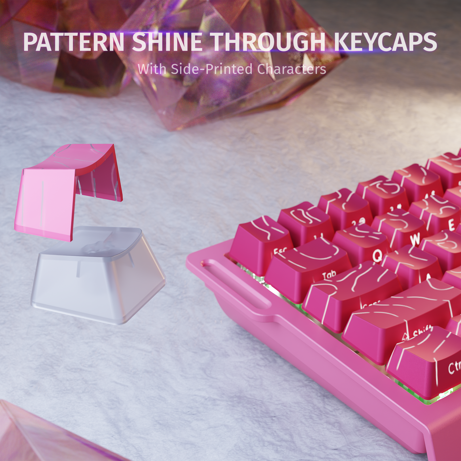 ATTACK SHARK X68 HE Teclado Rapid Trigger com Switch Magnético