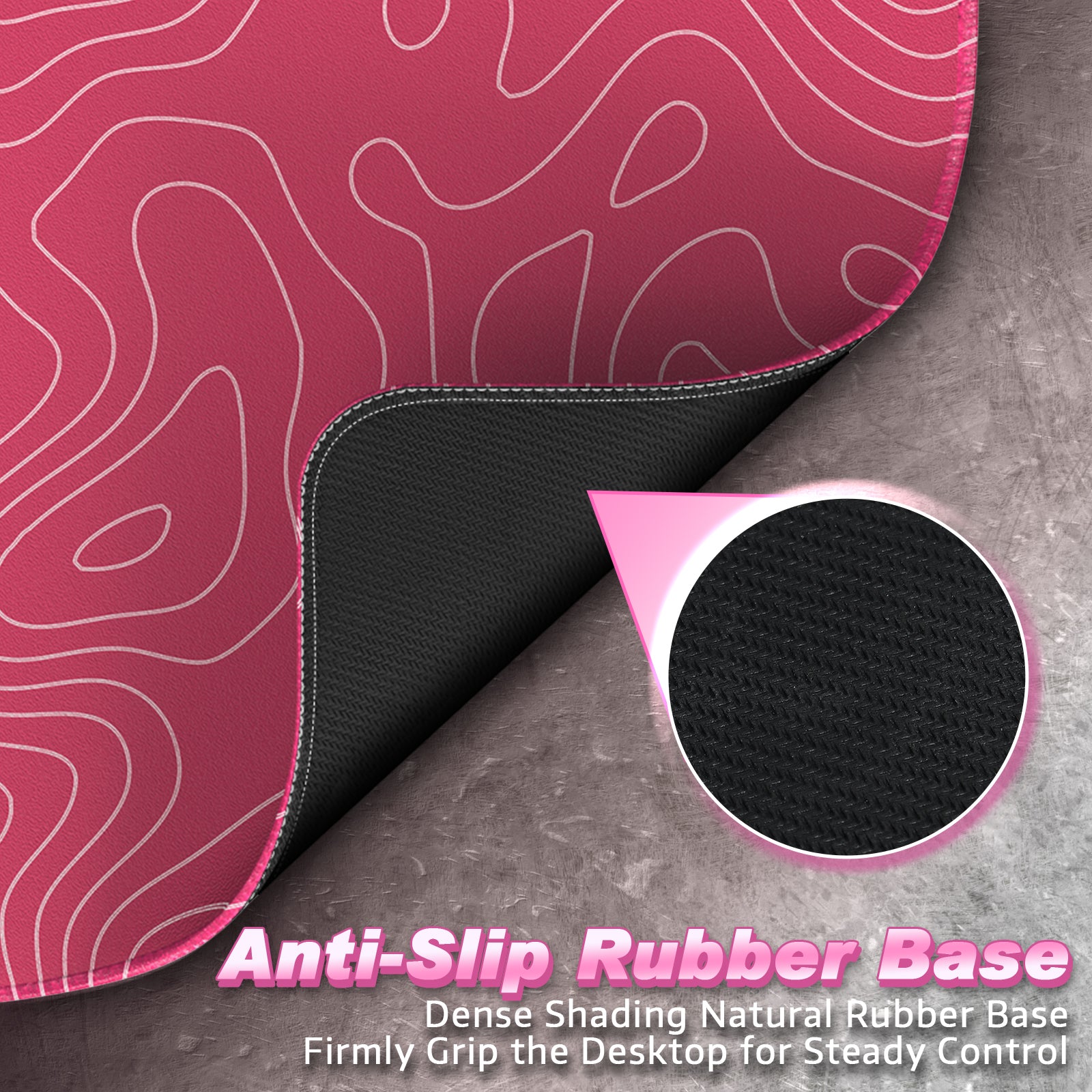 ATTACK SHARK CM02 Mousepad Gamer eSport (450x400x4 MM)