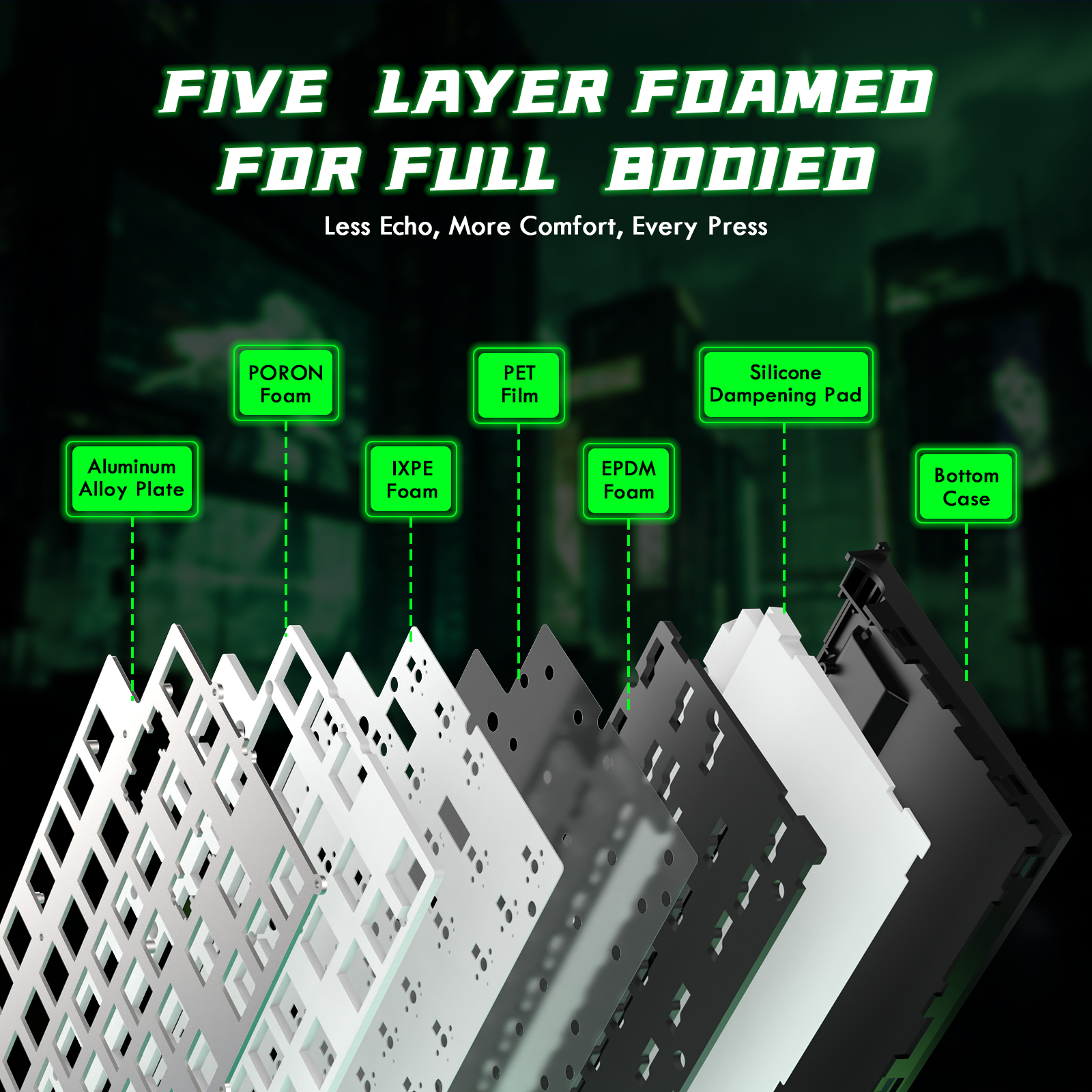 Teclado Mecânico ATTACK SHARK R85 HE Rapid Trigger com Switch Magnético e Custom Lightbox