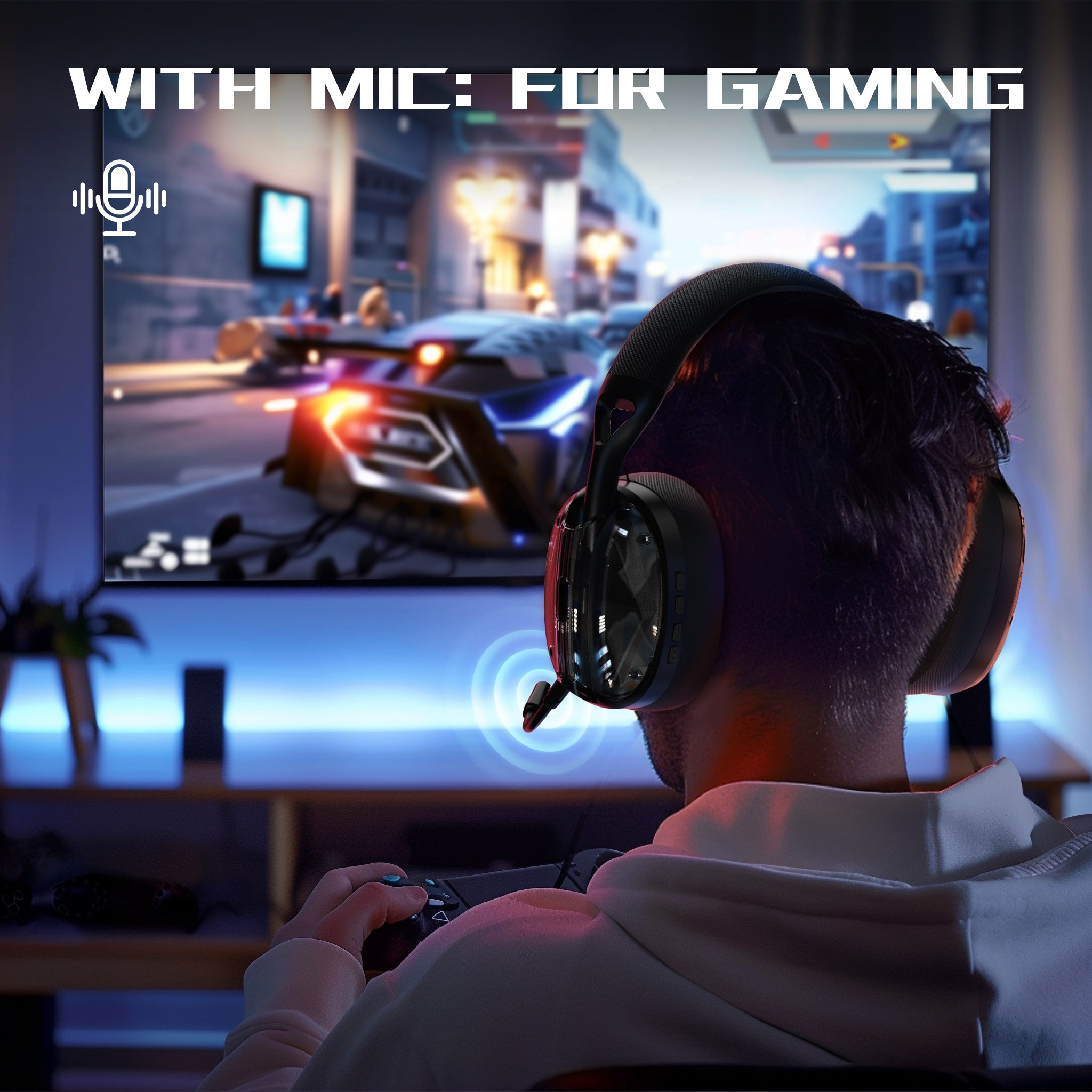 ATTACK SHARK L60 Headset Gamer Ultra-Leve Tri-Mode