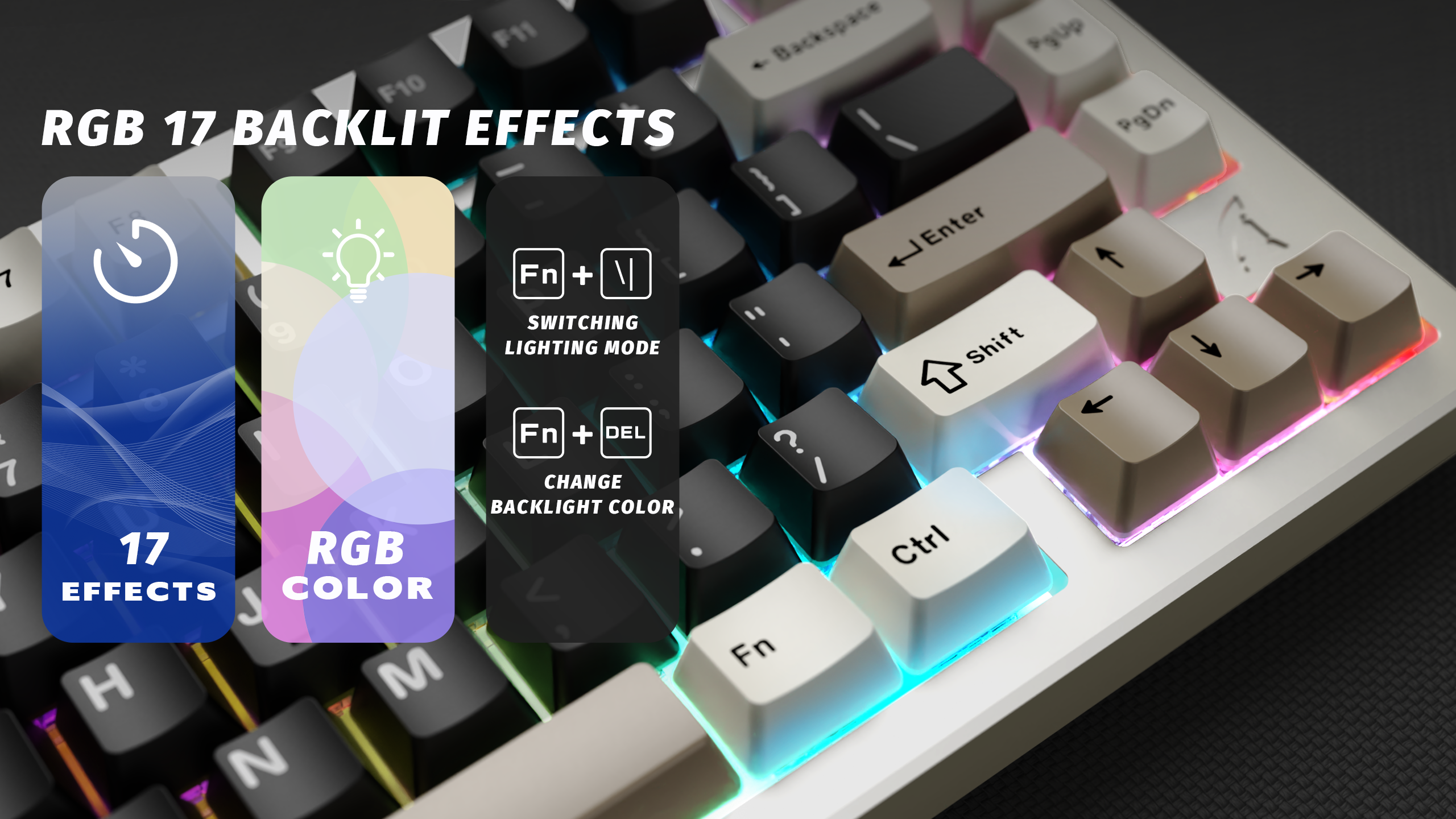 ATTACK SHARK X75 Teclado de Alumínio Completo