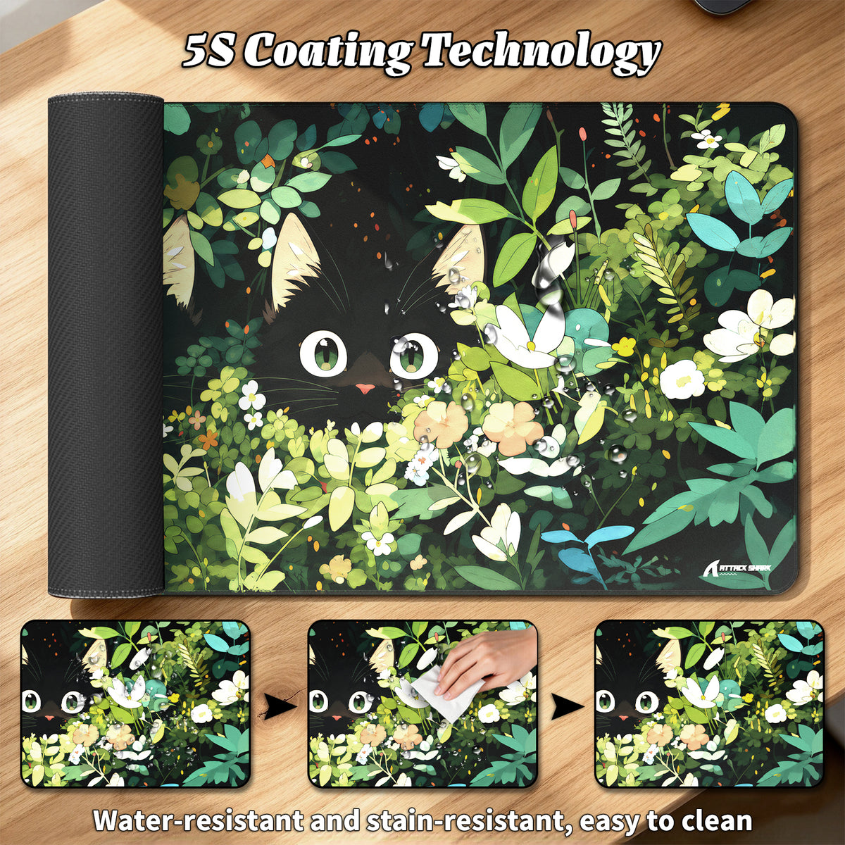 Mousepad Gamer eSport ATTACK SHARK CM02PRO (900x400x4 MM)