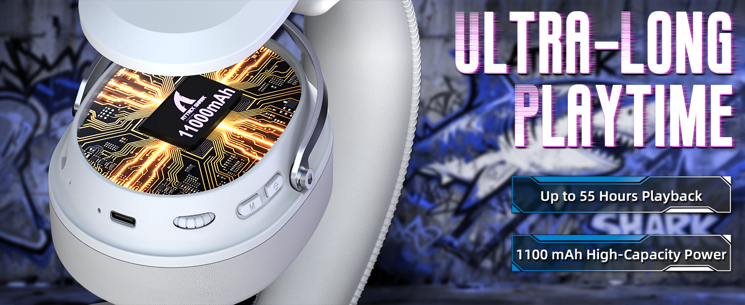 Headset Gamer Sem Fio ATTACK SHARK L30PRO