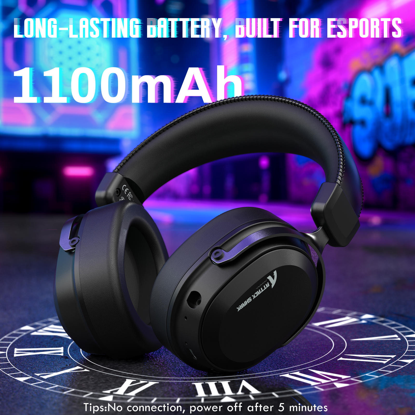 Headset Gamer Sem Fio ATTACK SHARK L30PRO